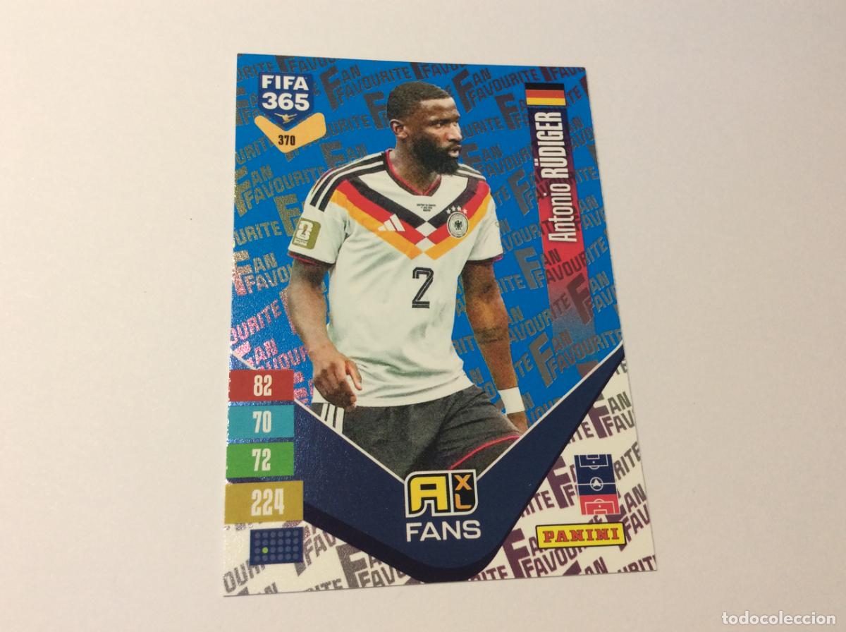 Figurine di Calcio: 370 Azul Fans Antonio R&uuml;diger Alemania Adrenalyn XL Fifa 365 2027 27 Panini