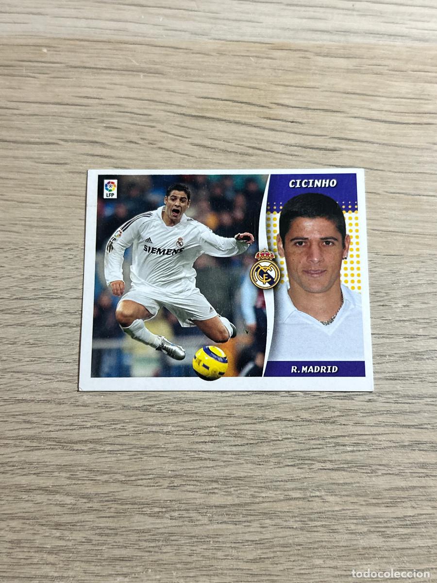 Figurine di Calcio: CICINHO REAL MADRID COLECCIONES ESTE LIGA 2006 2007 06 07 SIN PEGAR NUNCA PEGADO