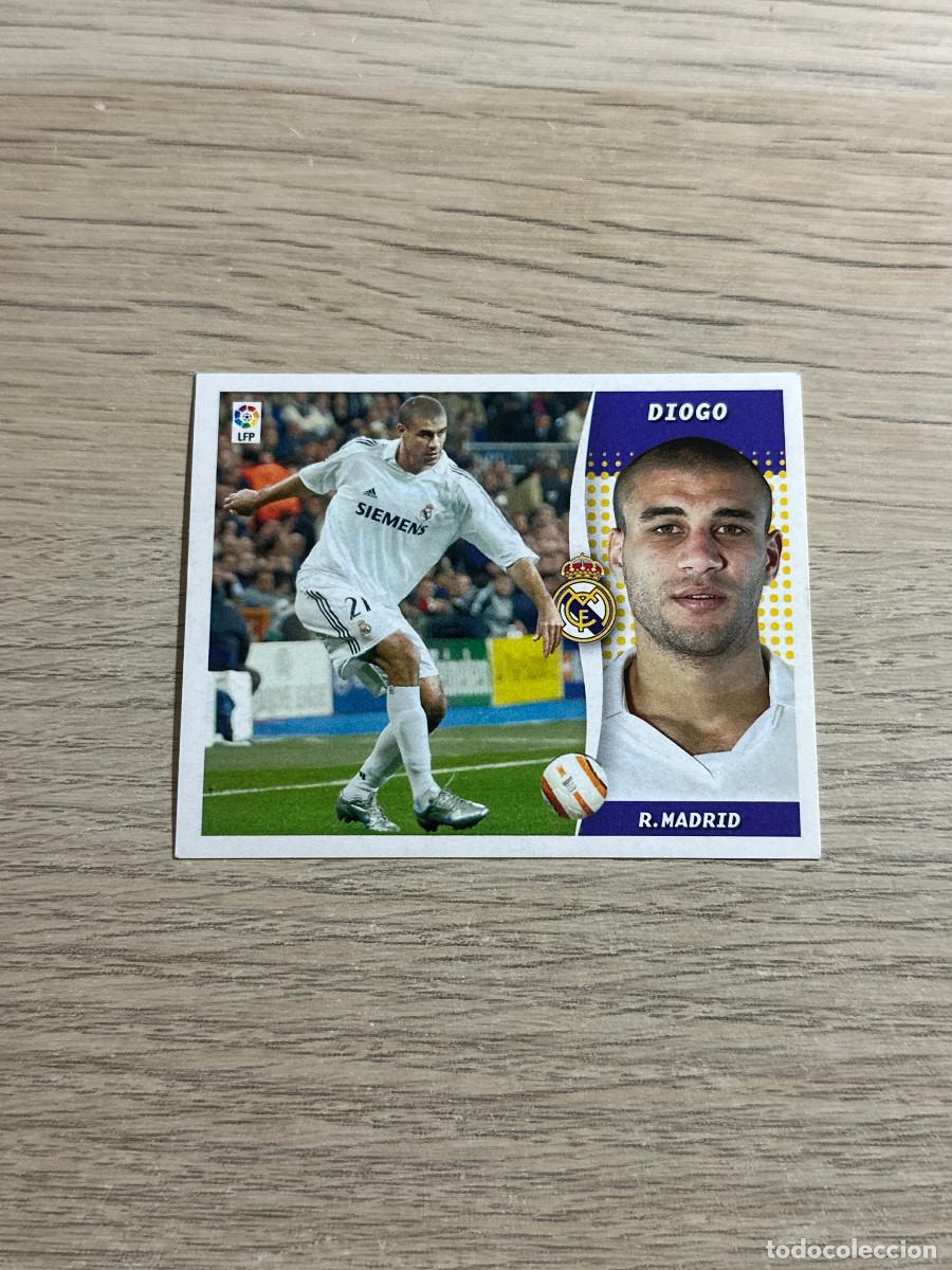 Cromos de Futebol: DIOGO REAL MADRID COLECCIONES ESTE LIGA 2006 2007 06 07 SIN PEGAR NUNCA PEGADO