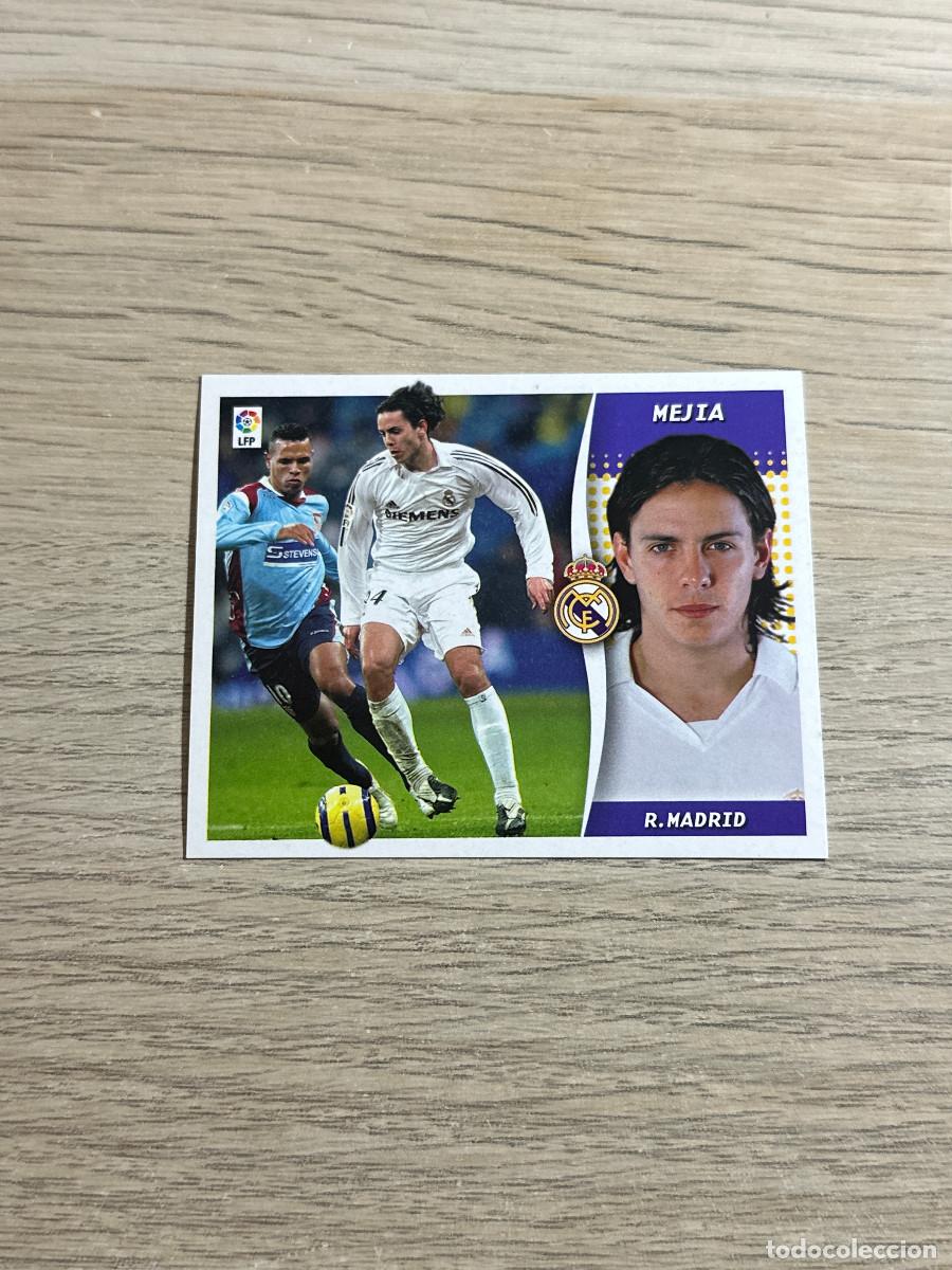 Fu&szlig;ball-Sticker: MEJIA REAL MADRID COLECCIONES ESTE LIGA 2006 2007 06 07 SIN PEGAR NUNCA PEGADO