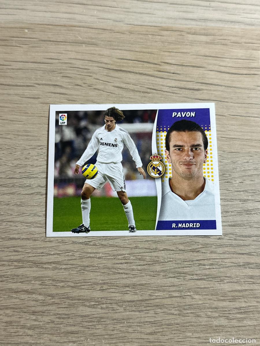 Fu&szlig;ball-Sticker: PAVON REAL MADRID COLECCIONES ESTE LIGA 2006 2007 06 07 SIN PEGAR NUNCA PEGADO