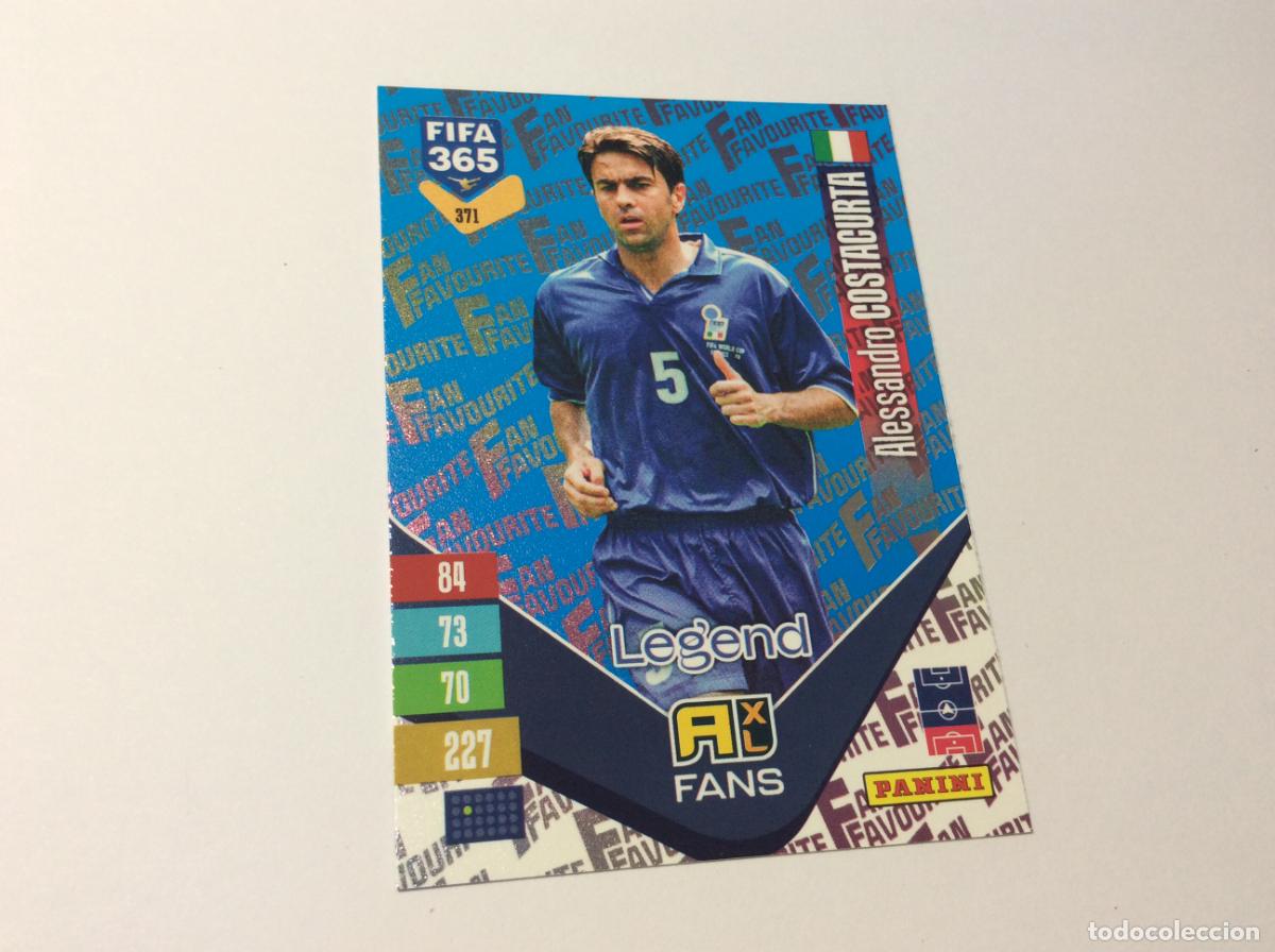 Figurine di Calcio: 371 Azul Fans Alessandro Costacurta Italia Adrenalyn XL Fifa 365 2027 27 Panini