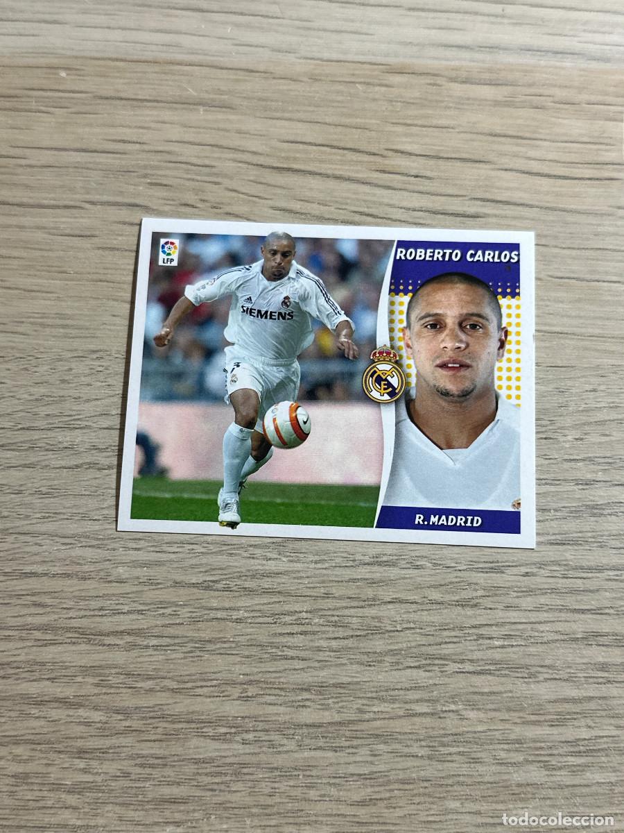 Cromos de Futebol: ROBERTO CARLOS REAL MADRID COLECCIONES ESTE LIGA 2006 2007 06 07 SIN PEGAR NUNCA PEGADO