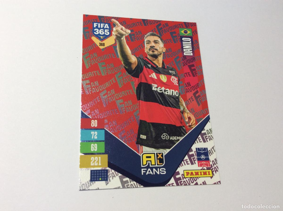 Fu&szlig;ball-Sticker: 360 Rojo Fans Danilo Flamengo Adrenalyn XL Fifa 365 2027 27 Panini