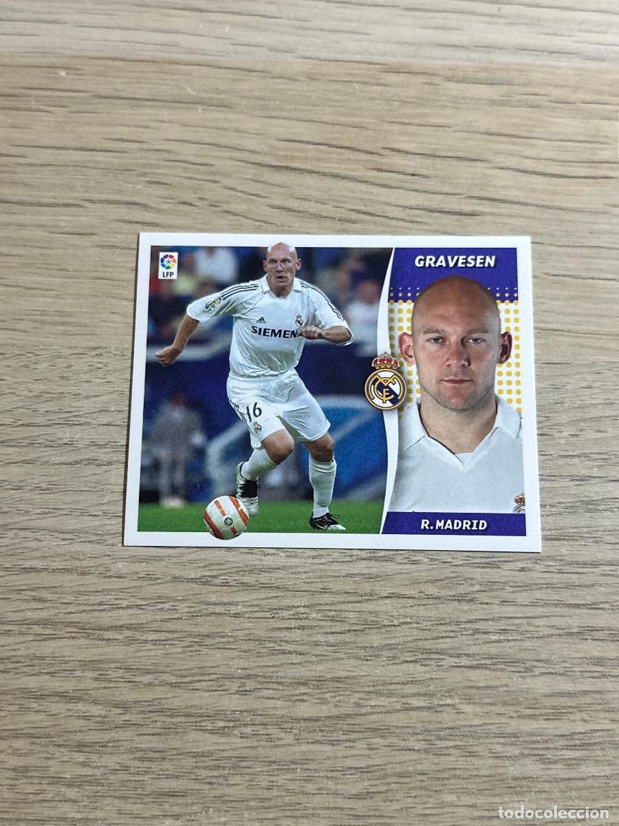 Fu&szlig;ball-Sticker: GRAVESEN REAL MADRID COLECCIONES ESTE LIGA 2006 2007 06 07 SIN PEGAR NUNCA PEGADO