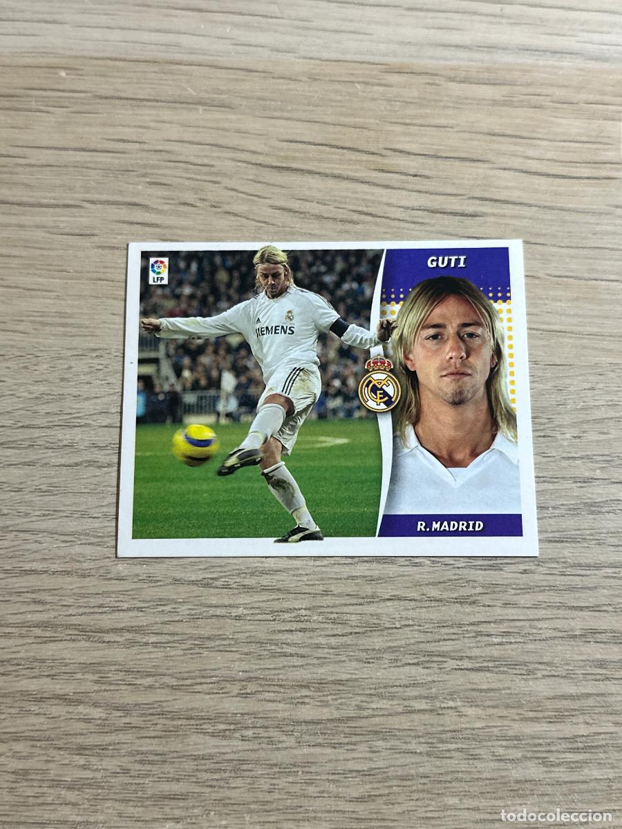 Cartes &agrave; collectionner de Football: GUTI REAL MADRID COLECCIONES ESTE LIGA 2006 2007 06 07 SIN PEGAR NUNCA PEGADO