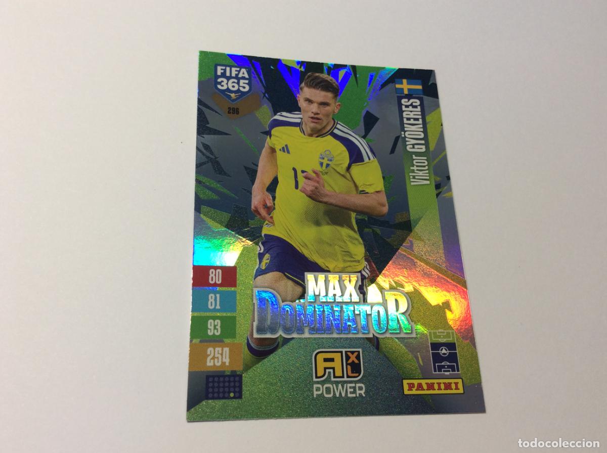 Fu&szlig;ball-Sticker: 296 Max Dominator Viktor Gy&ouml;keres Suecia Adrenalyn XL Fifa 365 2027 27 Panini