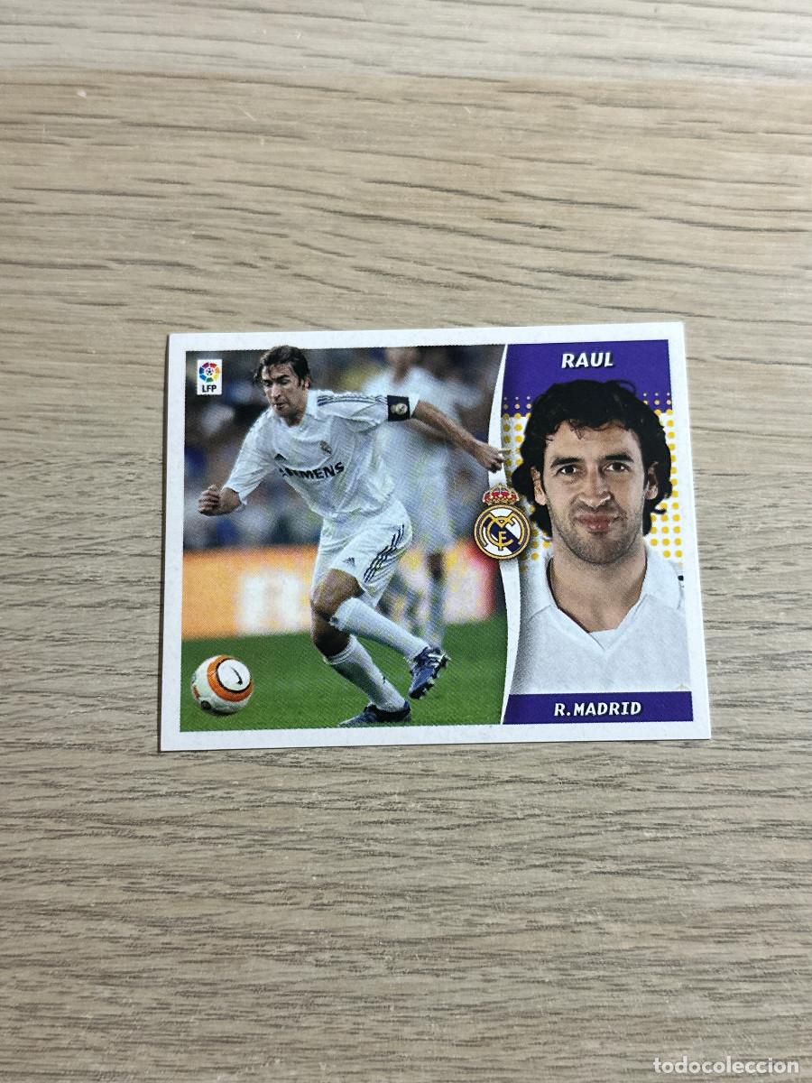 Fu&szlig;ball-Sticker: RAUL REAL MADRID COLECCIONES ESTE LIGA 2006 2007 06 07 SIN PEGAR NUNCA PEGADO