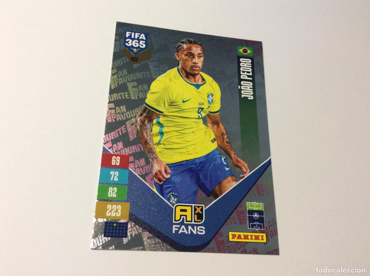Cromos de f&uacute;tbol: 433 Fans Joao Pedro Brasil Adrenalyn XL Fifa 365 2027 27 Panini