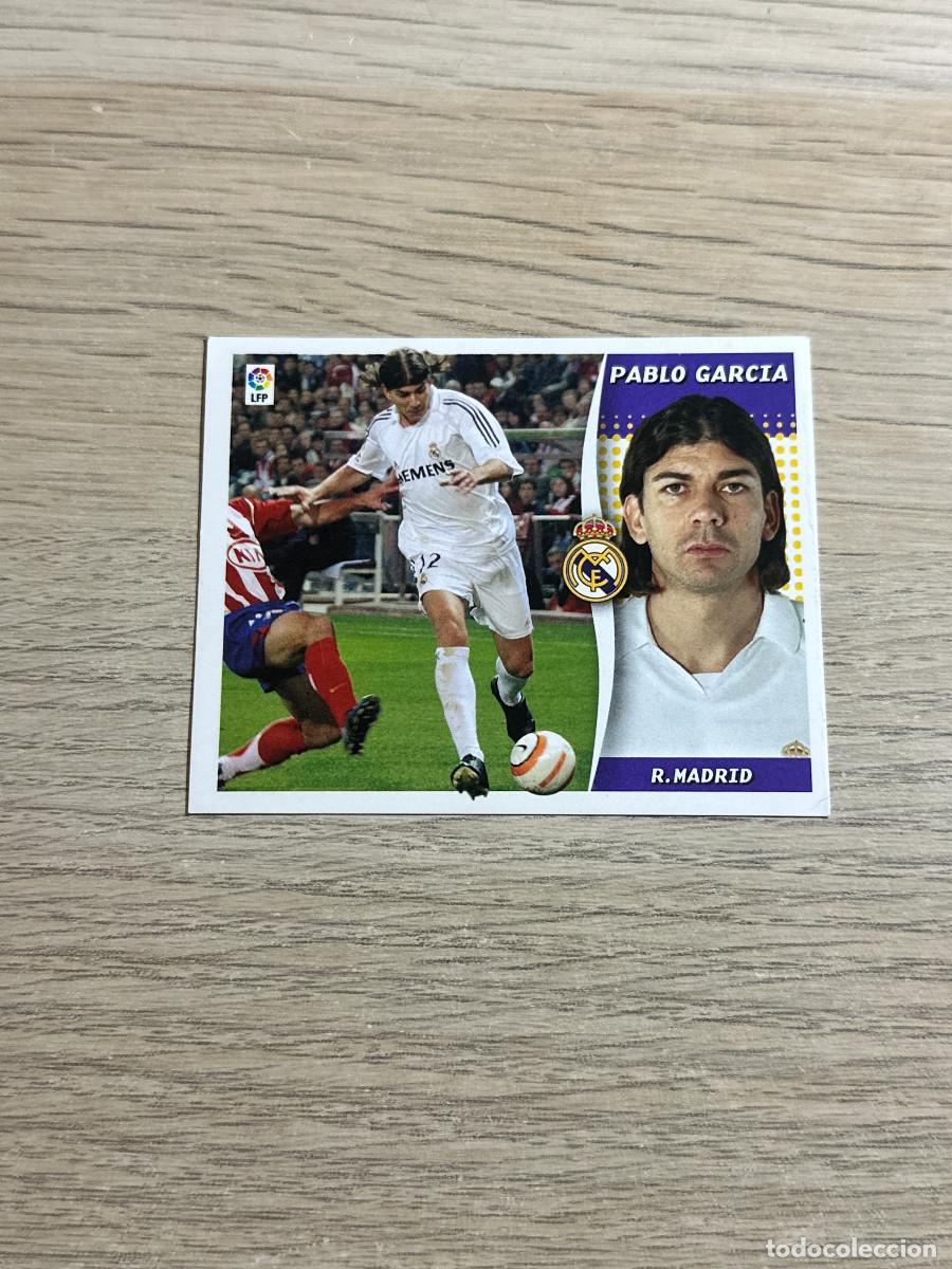 Cromos de f&uacute;tbol: PABLO GARCIA REAL MADRID COLECCIONES ESTE LIGA 2006 2007 06 07 SIN PEGAR NUNCA PEGADO