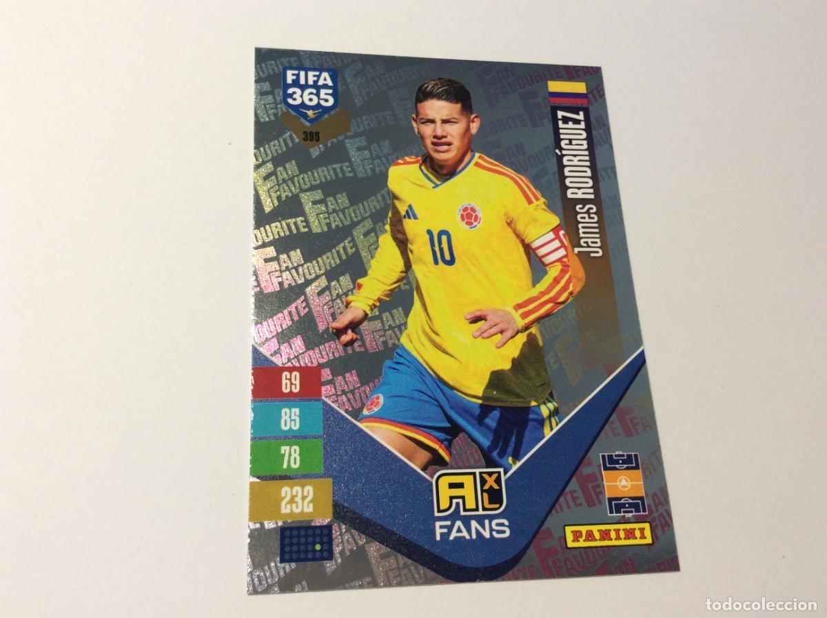 Cromos de f&uacute;tbol: 395 James Rodr&iacute;guez Colombia Adrenalyn XL Fifa 365 2027 27 Panini