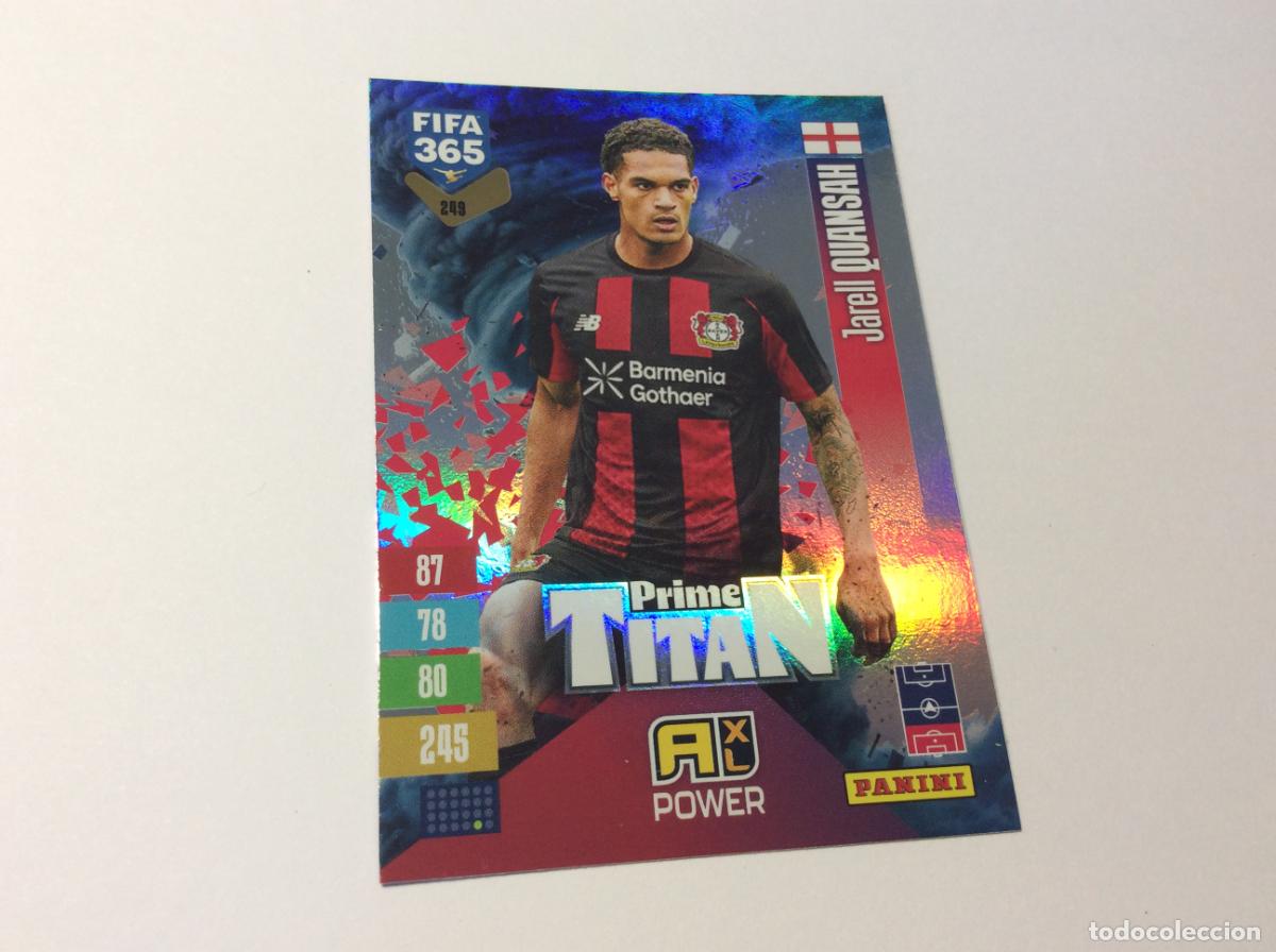 Figurine di Calcio: 249 Prime Titan Jarell Quansah Bayer 04 Leverkusen Adrenalyn XL Fifa 365 2027 27 Panini
