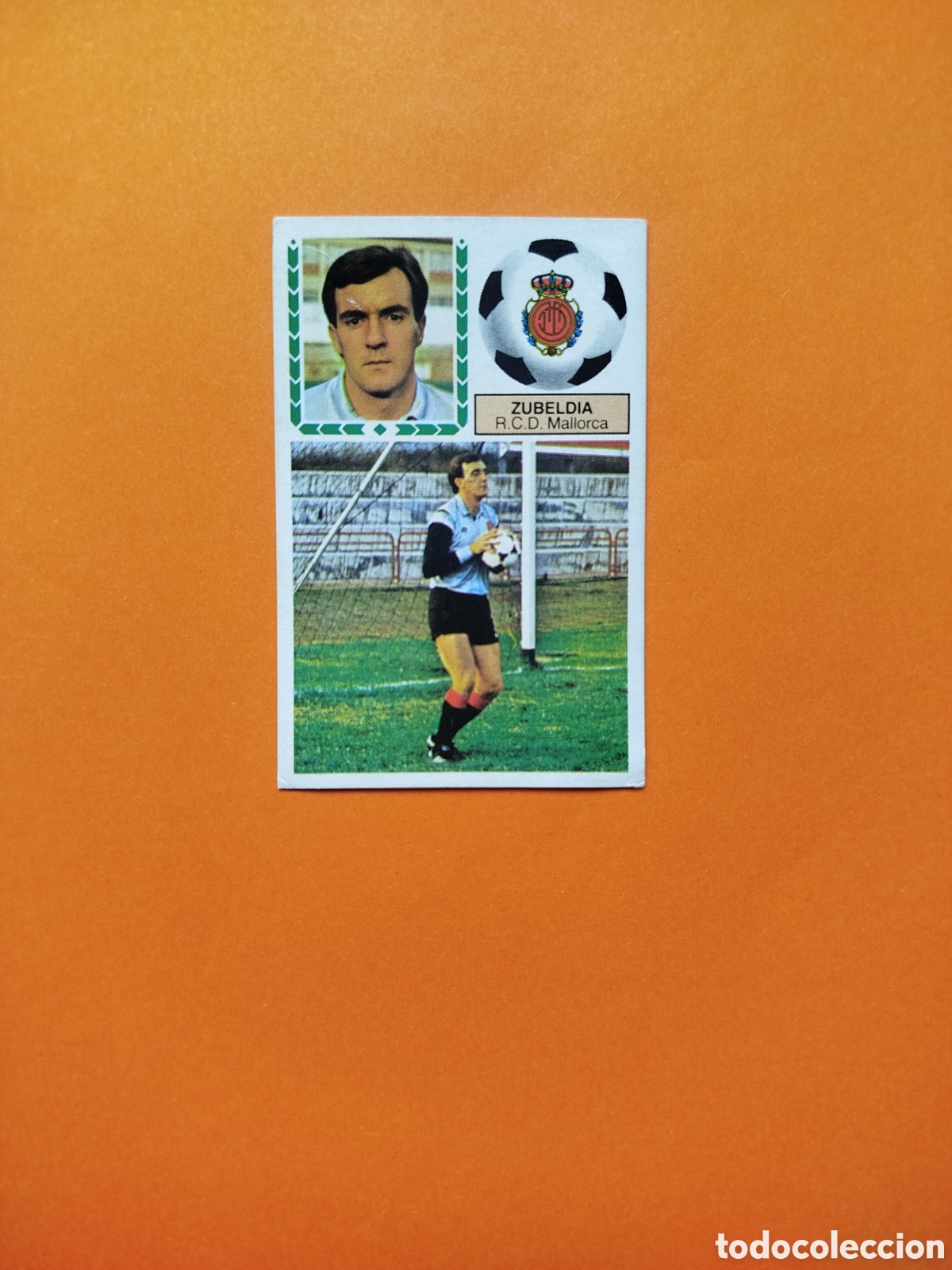 Cromos de f&uacute;tbol: ZUBELDIA COLOCA MALLORCA LIGA ESTE 83-84 DESPEGADO