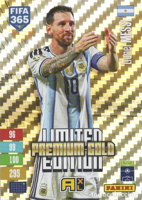 Cromos de f&uacute;tbol: Panini Fifa 365 2027 limited Edition Premium Gold Lionel Messi