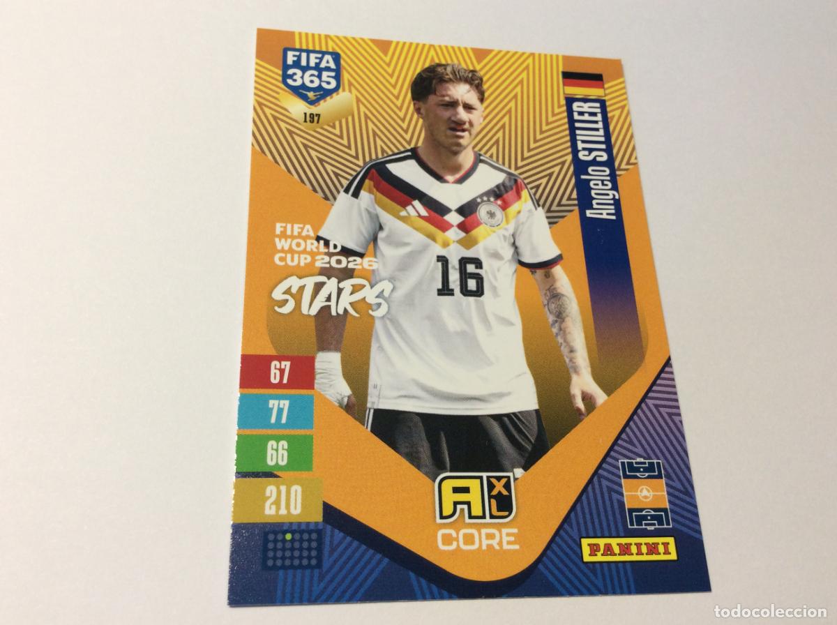 Cromos de f&uacute;tbol: 197 Angelo Stiller Alemania Stars FIFA World Cup 2026 Adrenalyn XL Fifa 365 2027 27 Panini