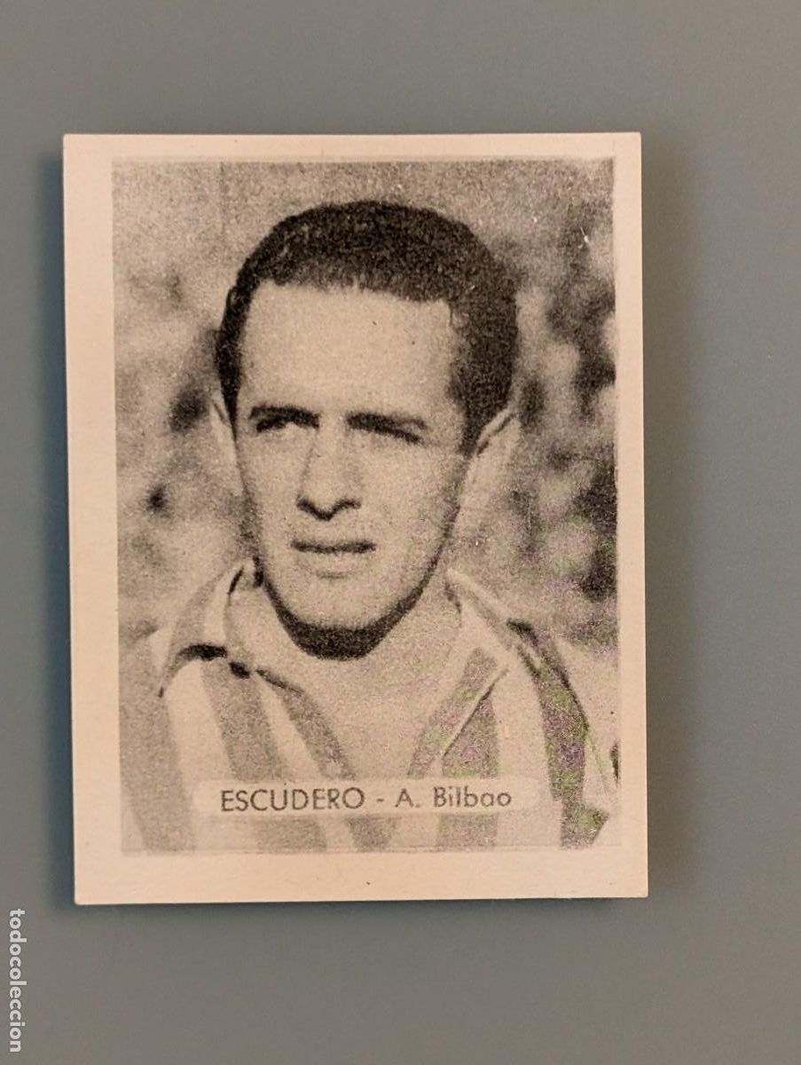 Cromos de Futebol: RARO CROMO RARE CARD ESCUDERO ATHLETIC ATLETICO BILBAO RUIZ ROMERO 1949 1949/50 1950/51 1950 VIZCAYA