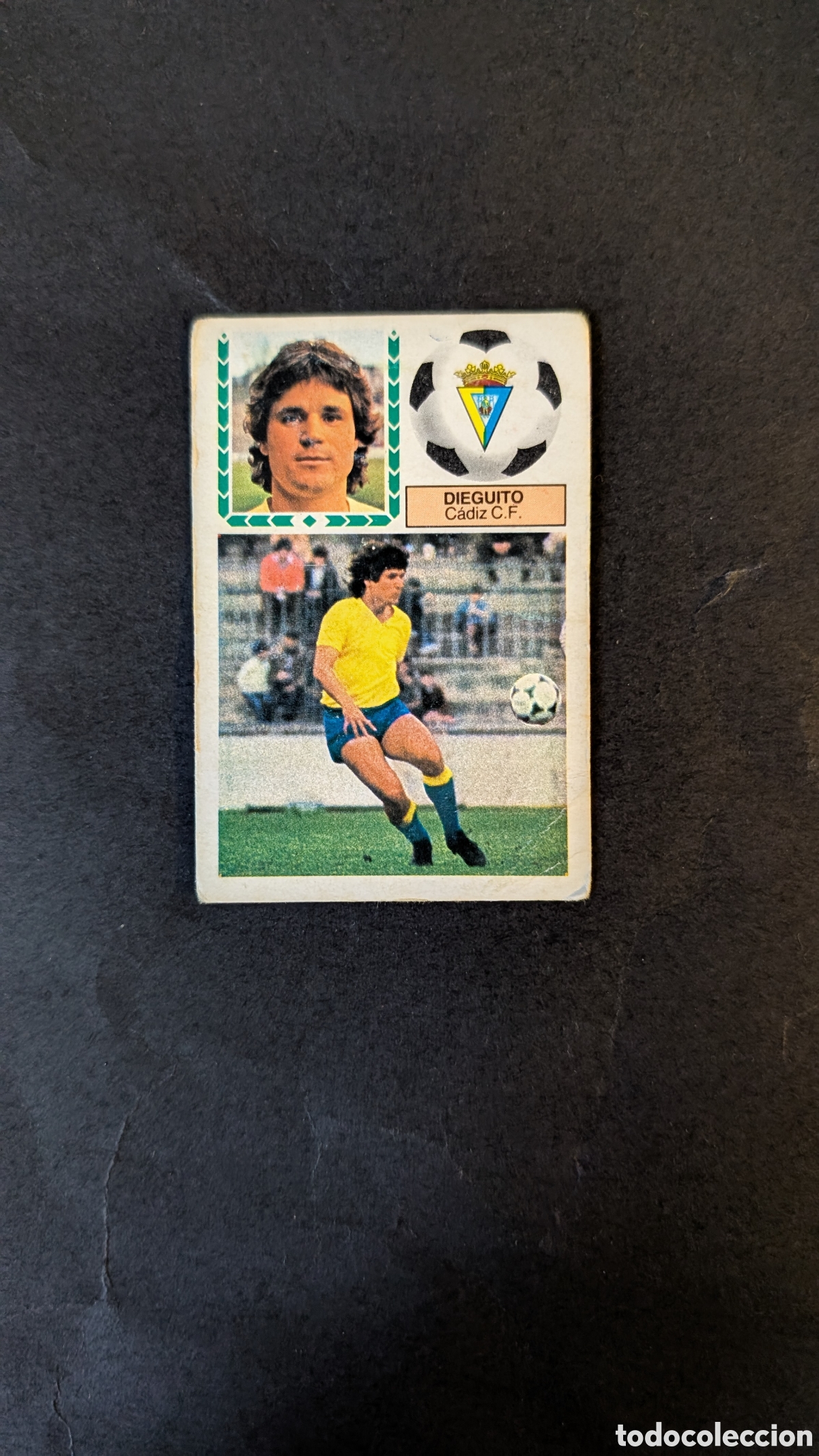 Cartes &agrave; collectionner de Football: DIEGUITO VERSION CADIZ COLOCA LIGA ESTE 1983/84 83 84 NUNCA PEGADO CON SIGNOS DE DESGASTE