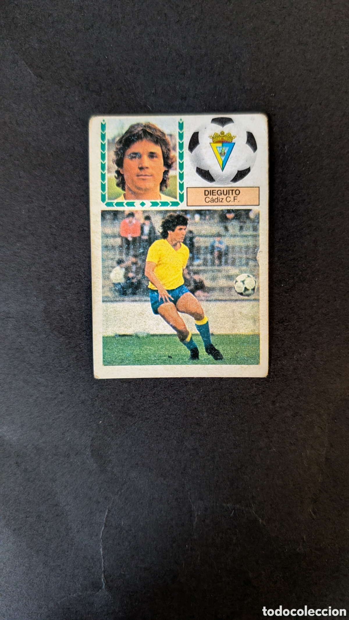 Cartes &agrave; collectionner de Football: DIEGUITO VERSION CADIZ COLOCA LIGA ESTE 1983/84 83 84 NUNCA PEGADO CON SIGNOS DE DESGASTE