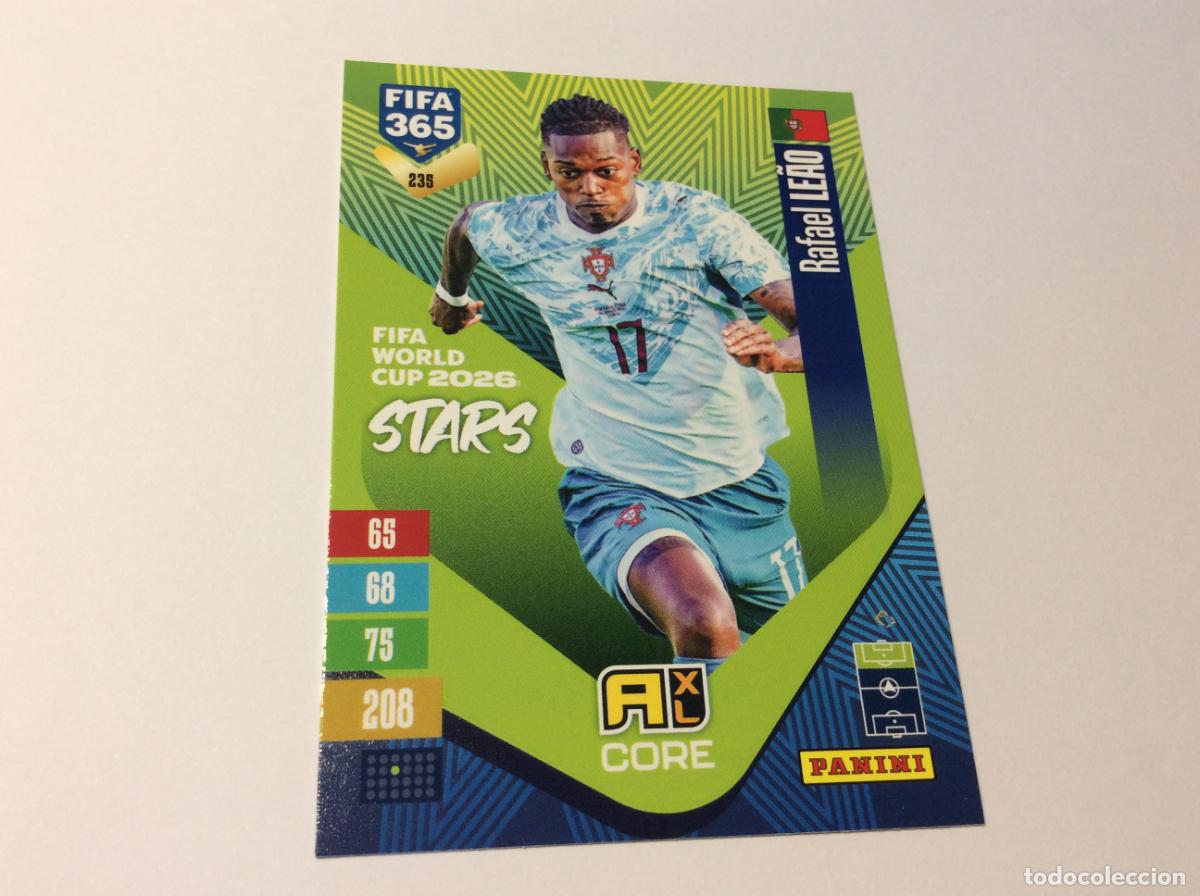 Cromos de f&uacute;tbol: 235 Rafael Leao Portugal Stars FIFA World Cup 2026 Adrenalyn XL Fifa 365 2027 27 Panini