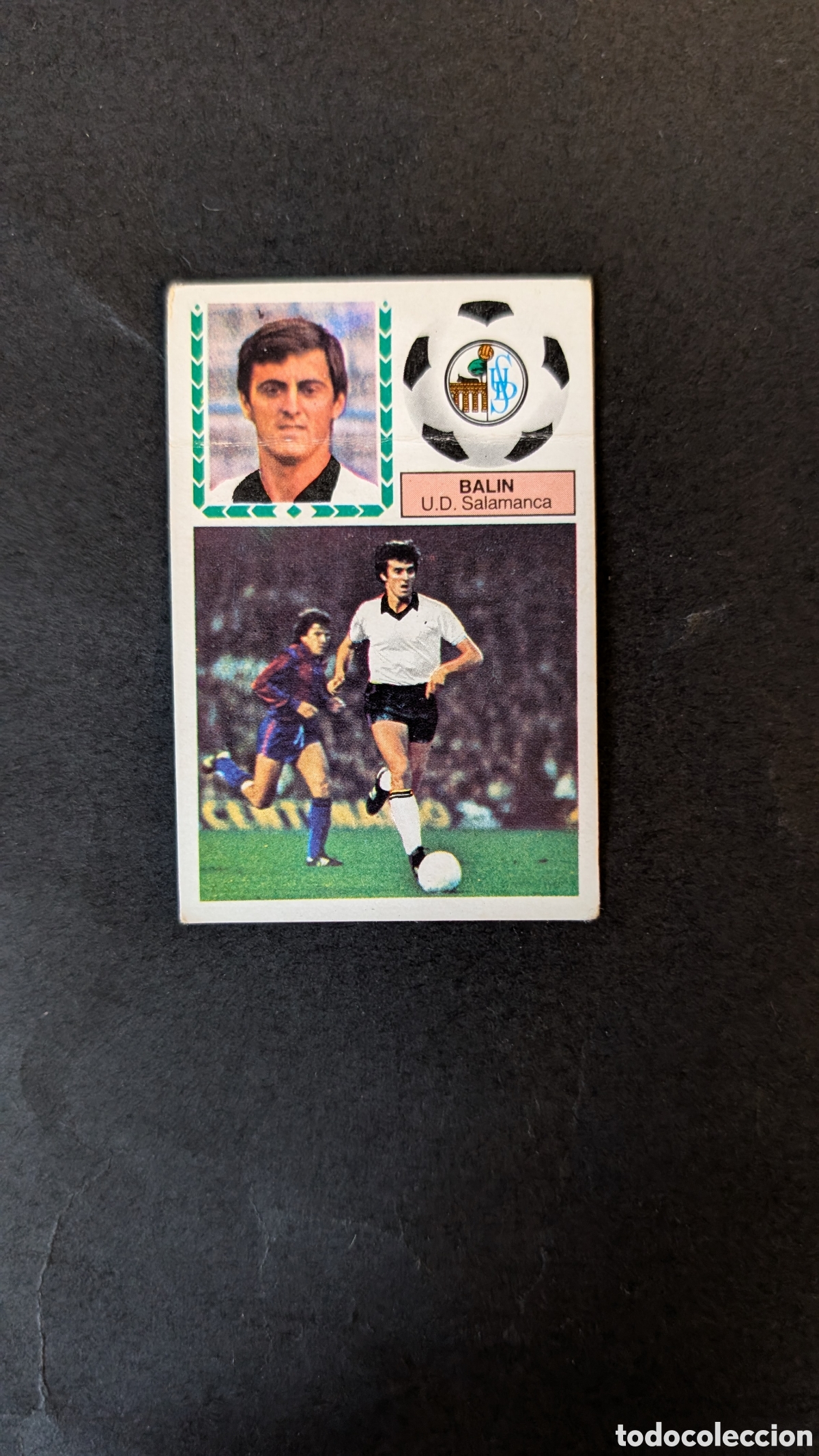 Cromos de f&uacute;tbol: BALIN SALAMANCA COLOCA LIGA ESTE 1983/84 83 84 NUNCA PEGADO CON SIGNOS DE DESGASTE