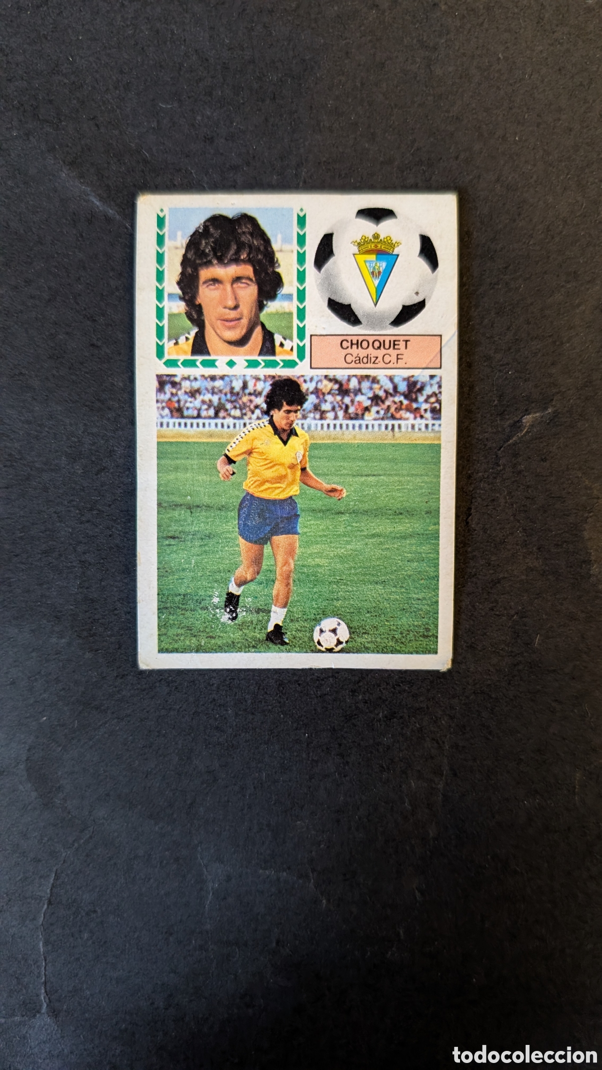 Cromos de f&uacute;tbol: CHOQUET CADIZ VERSION LIGA ESTE 1983/84 83 84 NUNCA PEGADO CON SIGNOS DE DESGASTE