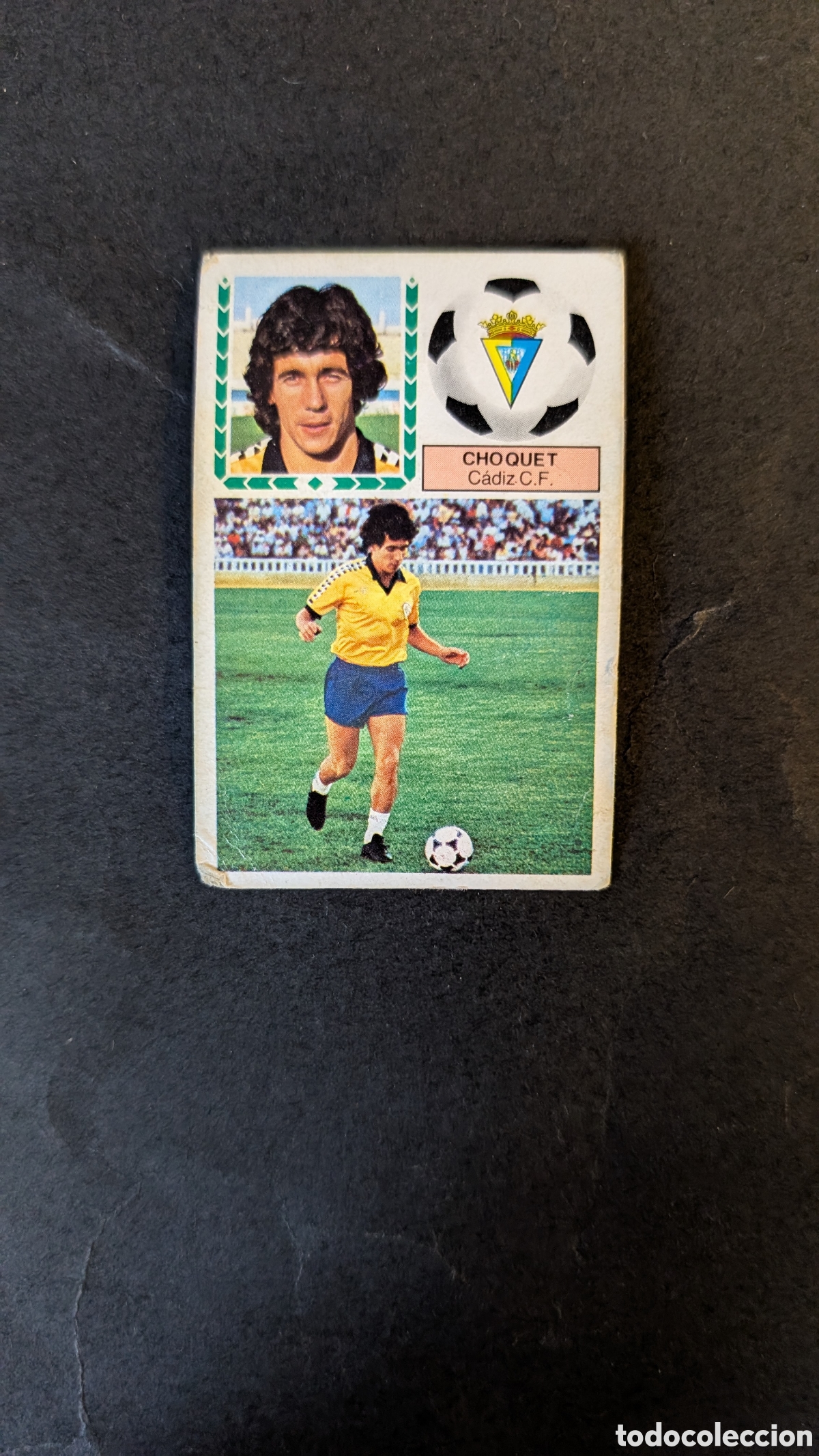 Cromos de f&uacute;tbol: CHOQUET CADIZ VERSION LIGA ESTE 1983/84 83 84 NUNCA PEGADO CON SIGNOS DE DESGASTE