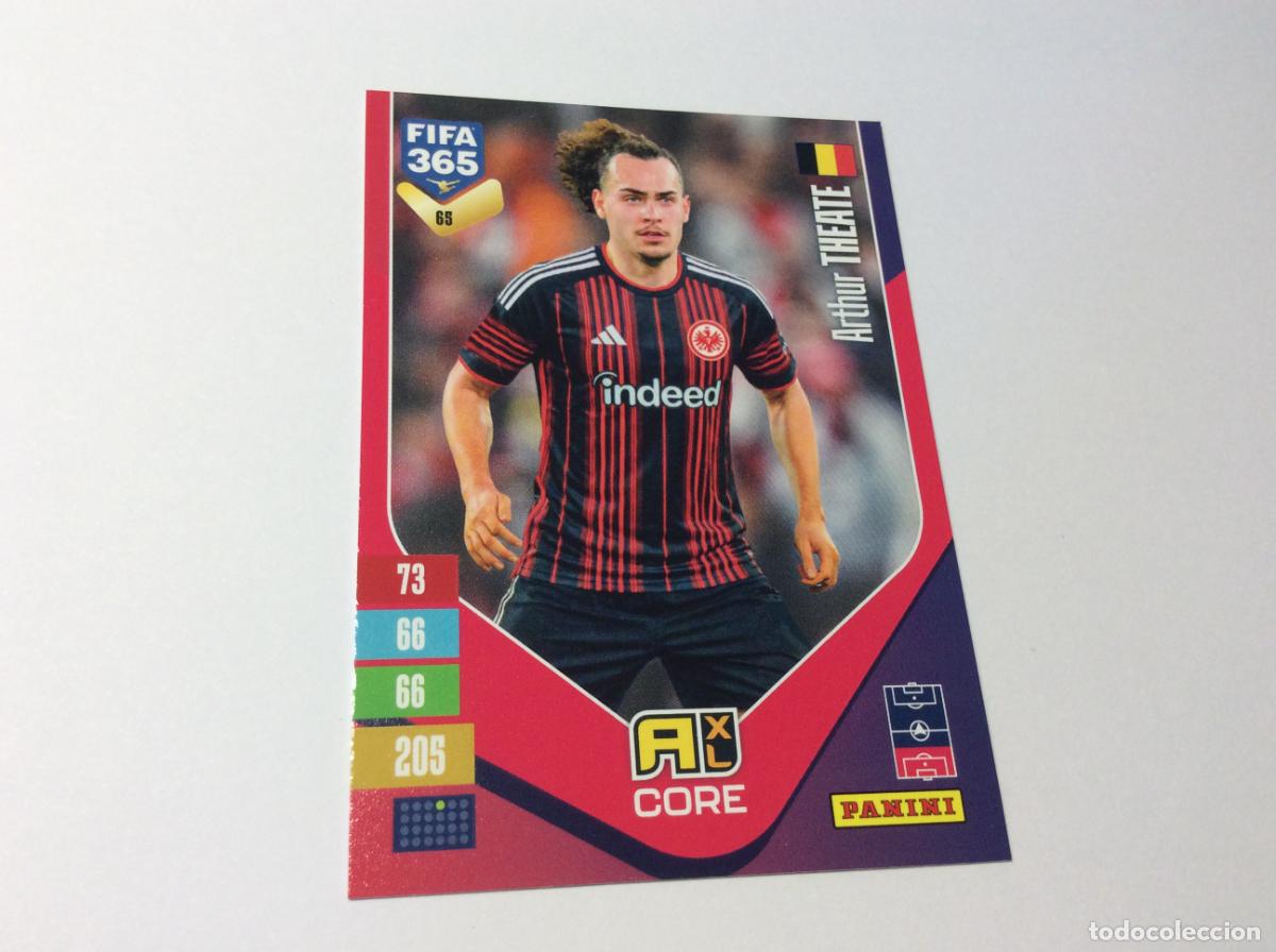 Cromos de f&uacute;tbol: 65 Arthur Theate Eintracht Frankfurt Adrenalyn XL Fifa 365 2027 27 Panini