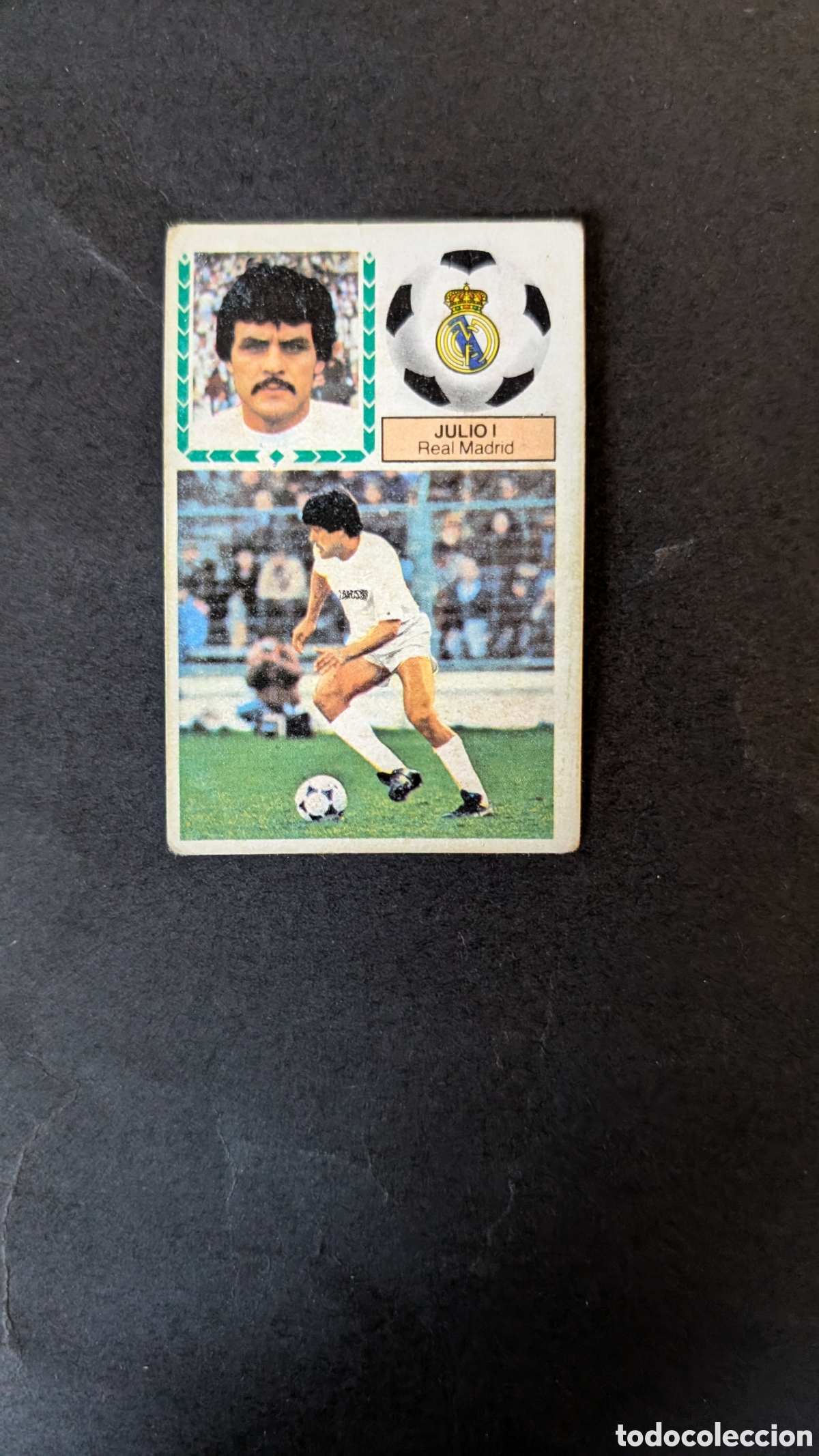 Figurine di Calcio: JULIO I REAL MADRID FICHAJE 4 VERSION LIGA ESTE 1983/84 83 84 NUNCA PEGADO CON SIGNOS DE DESGASTE