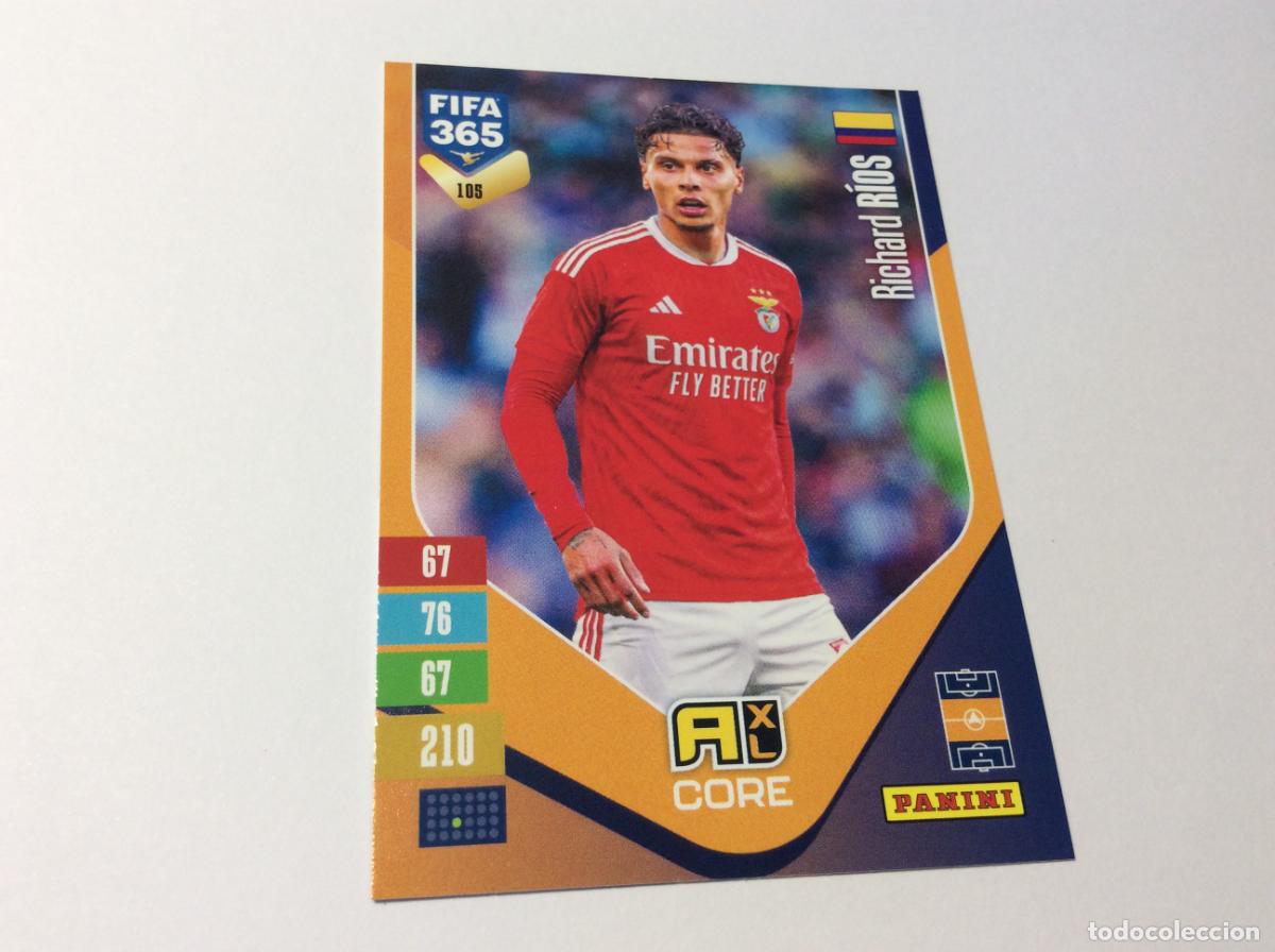 Football Stickers: 105 Richard R&iacute;os Benfica Adrenalyn XL Fifa 365 2027 27 Panini