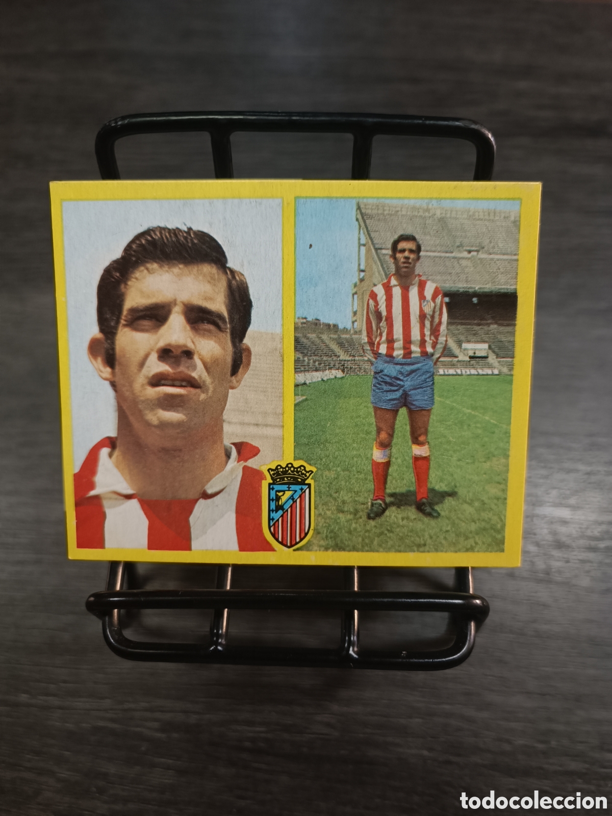 Football Stickers: 1972 Liga Este Luis Aragon&eacute;s Atl&eacute;tico de Madrid Despegado