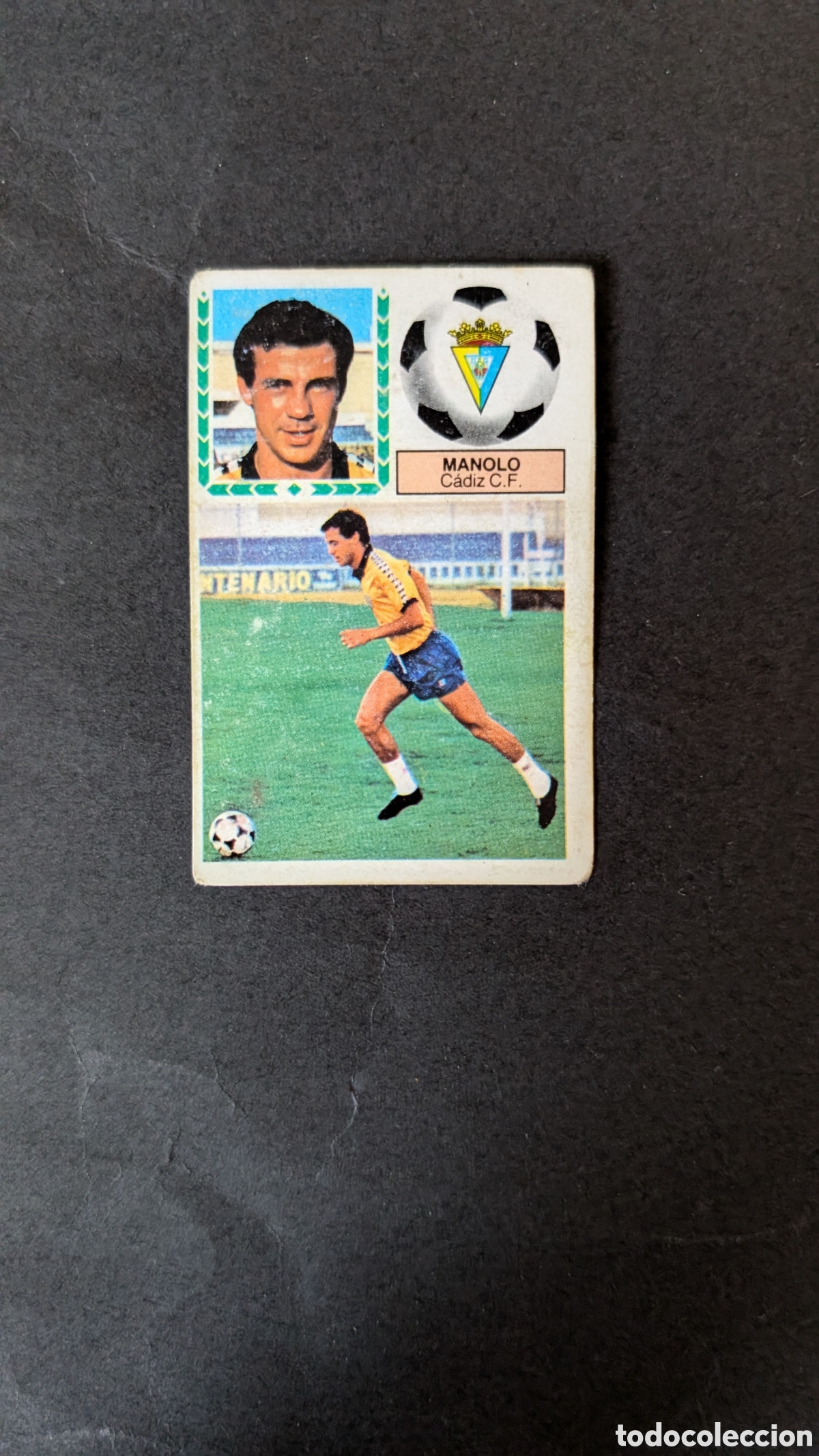 Football Stickers: MANOLO CADIZ FICHAJE 21 VERSION LIGA ESTE 1983/84 83 84 NUNCA PEGADO CON SIGNOS DE DESGASTE