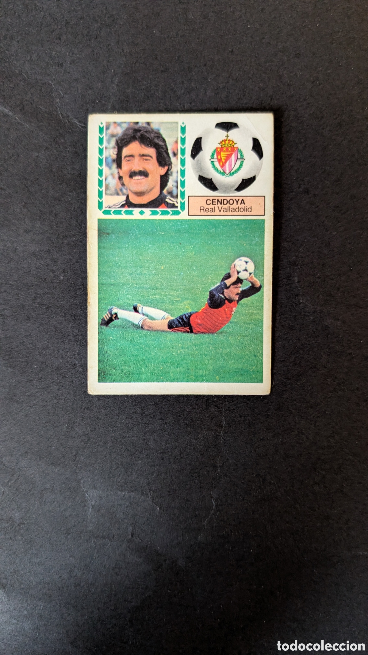 Figurine di Calcio: CENDOYA VALLADOLID FICHAJE 32 LIGA ESTE 1983/84 83 84 NUNCA PEGADO CON SIGNOS DE DESGASTE