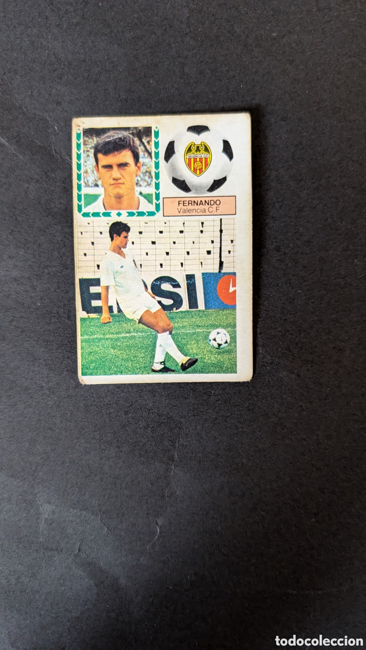 Figurine di Calcio: FERNANDO VALENCIA FICHAJE 36 LIGA ESTE 1983/84 83 84 NUNCA PEGADO CON SIGNOS DE DESGASTE