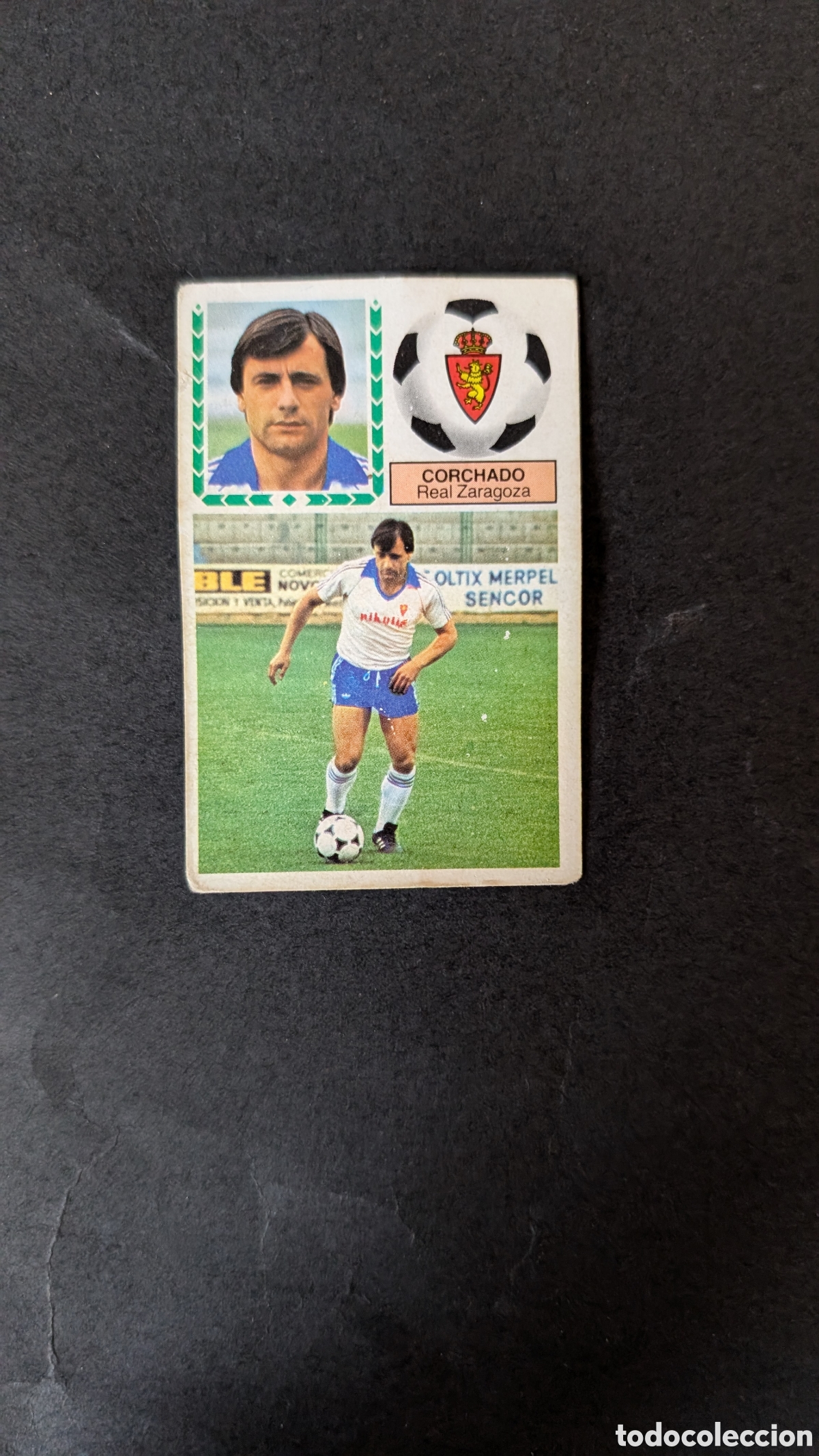 Football Stickers: CORCHADO ZARAGOZA FICHAJE 42 LIGA ESTE 1983/84 83 84 NUNCA PEGADO CON SIGNOS DE DESGASTE
