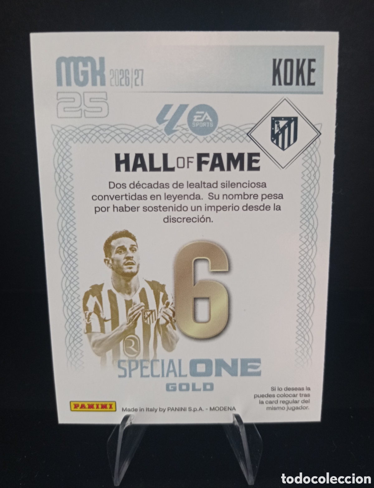 Cromos de f&uacute;tbol: ### Koke special one ### - Foto 2