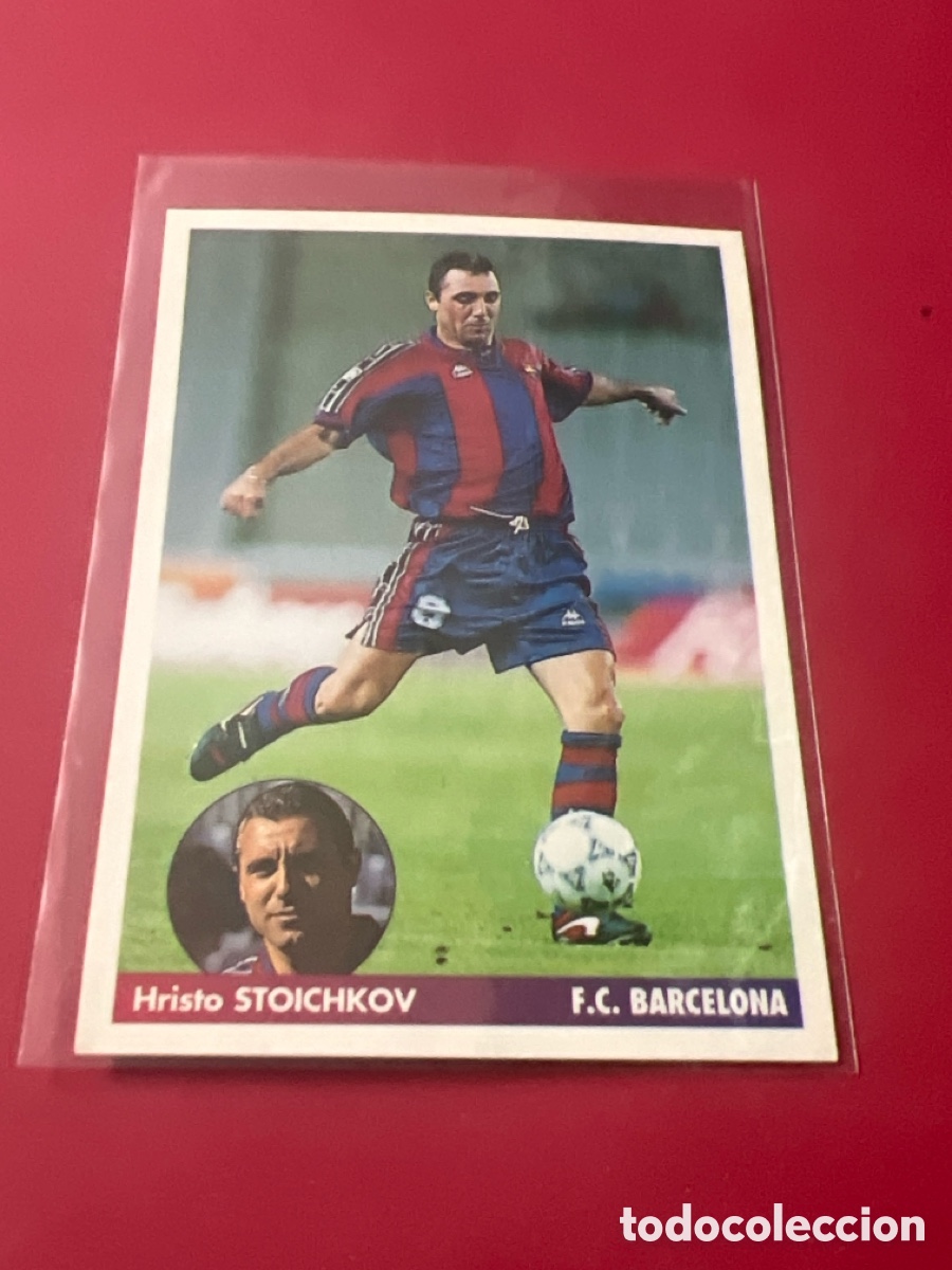 Figurine di Calcio: C1062. 52 STOICHKOV BARCELONA PANINI LOS MEJORES EQUIPOS DE EUROPA 96 97 - SIN PEGAR