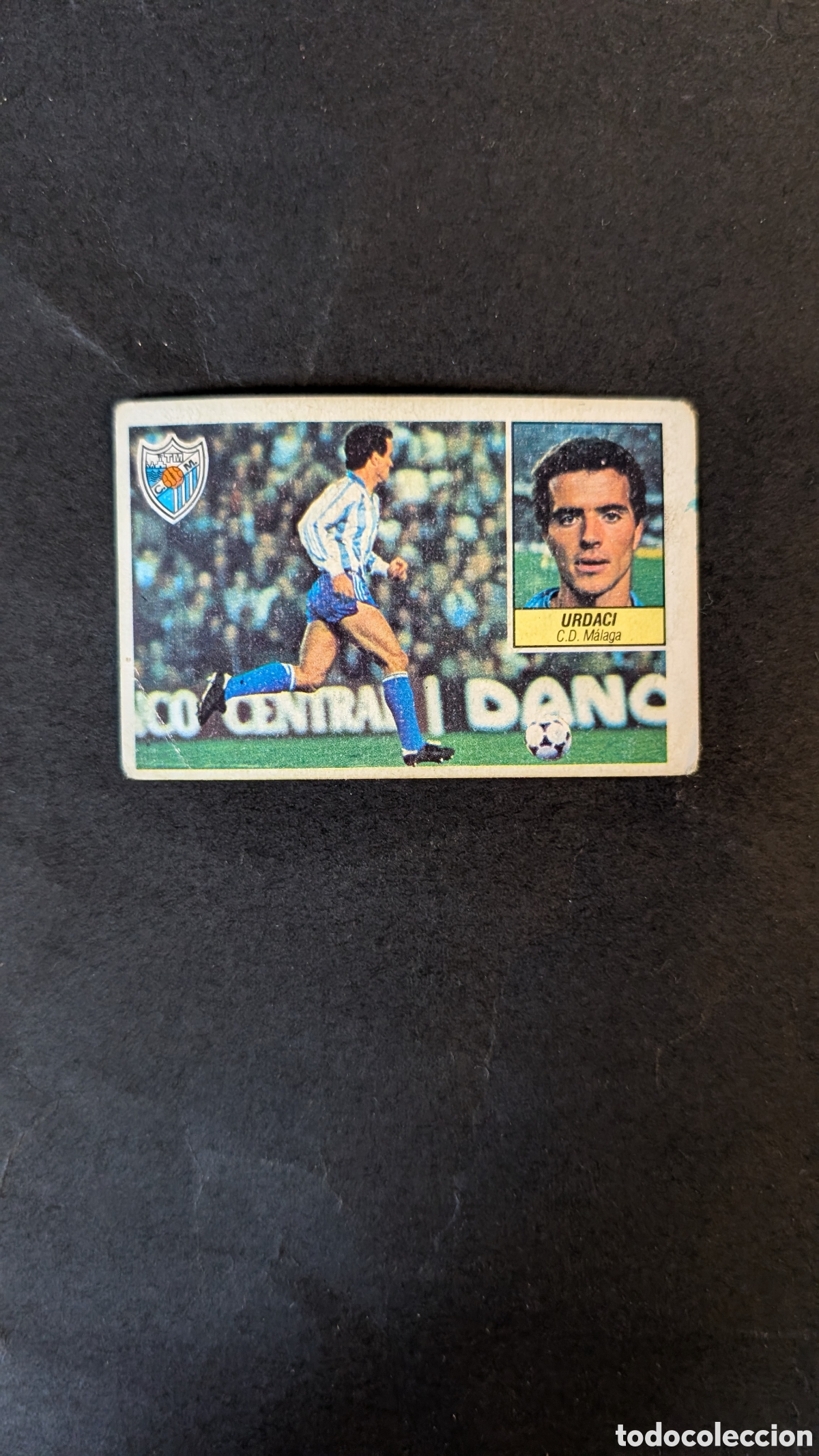Figurine di Calcio: URDACI MALAGA BAJA LIGA ESTE 1984/85 84 85 NUNCA PEGADO CON SIGNOS DE DESGASTE