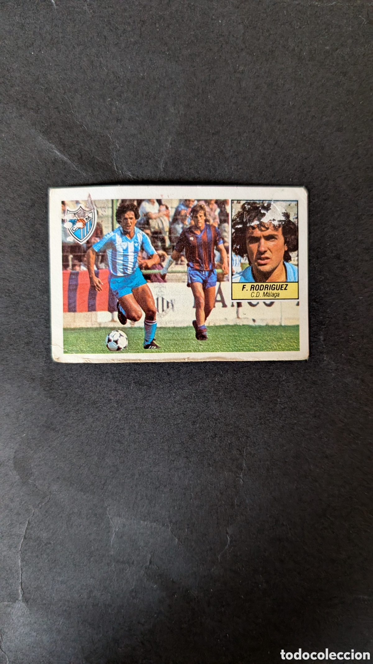 Figurine di Calcio: FERNANDO RODRIGUEZ MALAGA BAJA LIGA ESTE 1984/85 84 85 NUNCA PEGADO CON SIGNOS DE DESGASTE