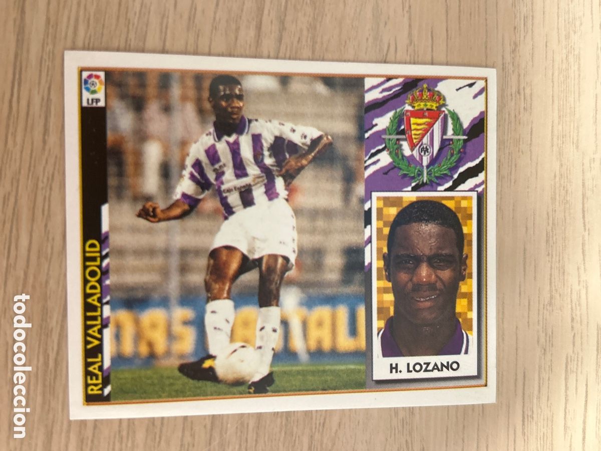 Cromos de Futebol: HAROLD LOZANO VALLADOLID LIGA ESTE 1997 1998 97 98 NUNCA PEGADO SIN PEGAR