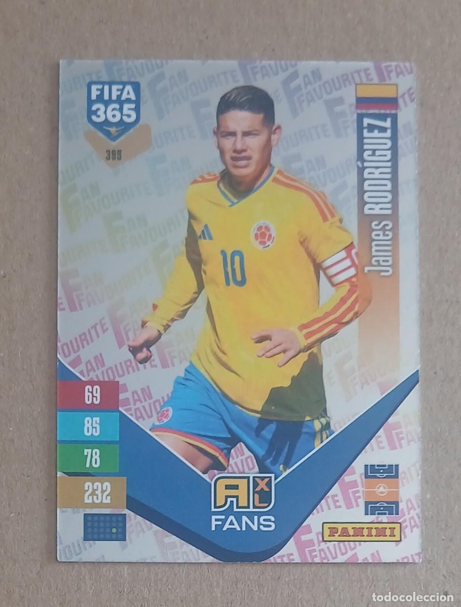 Cromos de Futebol: CROMO n&ordm; 395 JAMES RODR&Iacute;GUEZ FAN FAVOURITE PLATA ADRENALYN XL FIFA 365 2026-2027. Nuevo de sobre.