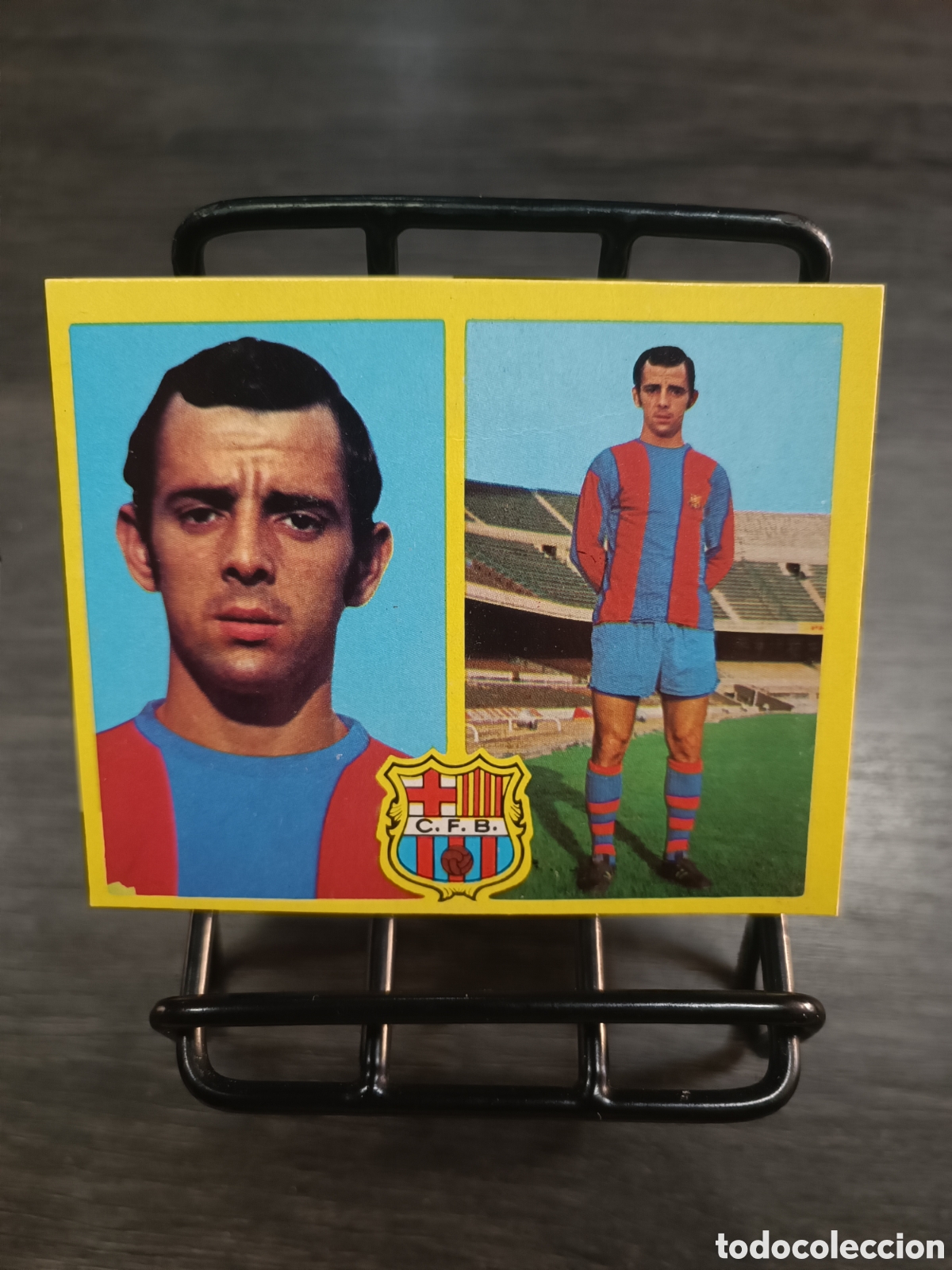 Cromos de Futebol: 1972 Liga Este De la Cruz Barcelona despegado