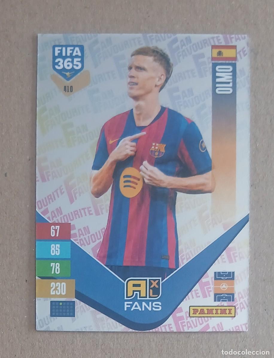 Cromos de Futebol: CROMO n&ordm; 410 DANI OLMO BARCELONAFAN FAVOURITE PLATA ADRENALYN XL FIFA 365 2026-2027. Nuevo de sobre.