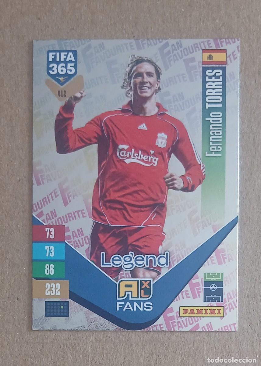 Cromos de Futebol: CROMO n&ordm; 412 FERNANDO TORRES FAN FAVOURITE PLATA ADRENALYN XL FIFA 365 2026-2027. Nuevo de sobre.