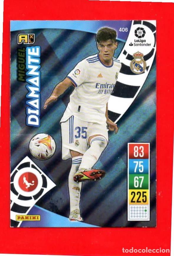 Cromos de Futebol: 406 Miguel Guti&eacute;rrez - Real Madrid - Diamante - Adrenalyn 2021 2022 21 22