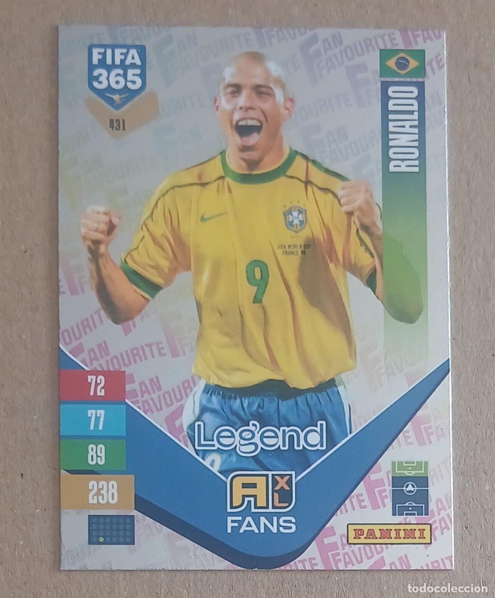 Cromos de Futebol: CROMO n&ordm; 431 RONALDO BRASIL FAN FAVOURITE PLATA ADRENALYN XL FIFA 365 2026-2027. Nuevo de sobre.