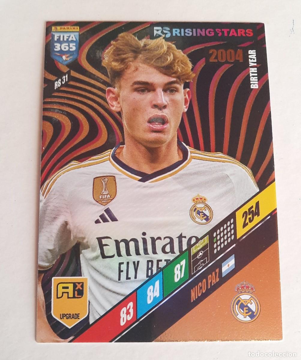 Cromos de Futebol: Rising Star Nico Paz #RS31 Real Madrid 2024