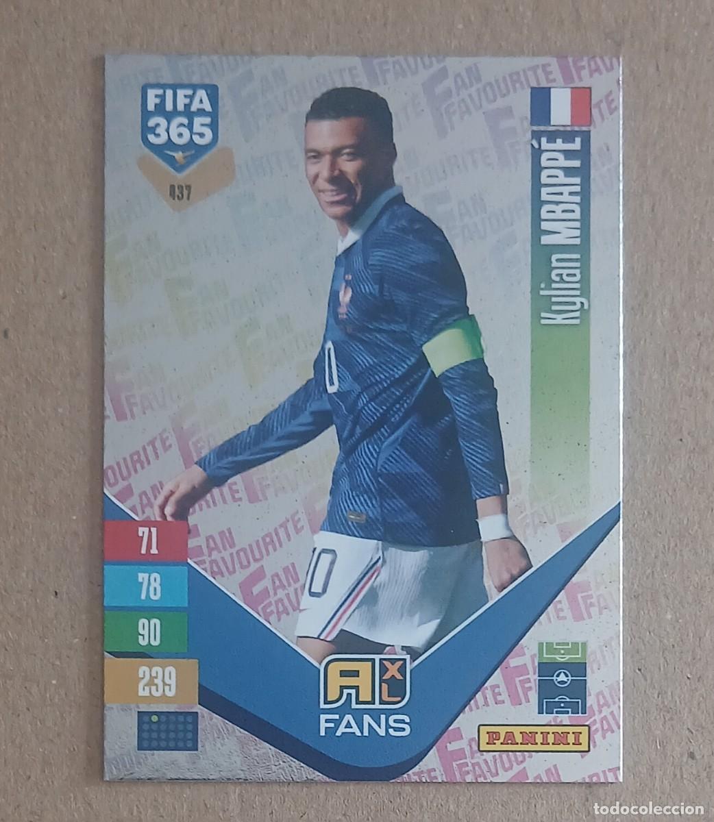 Cromos de Futebol: CROMO n&ordm; 437 MBAPP&Eacute; FRANCIA FAN FAVOURITE PLATA ADRENALYN XL FIFA 365 2026-2027. Nuevo de sobre.