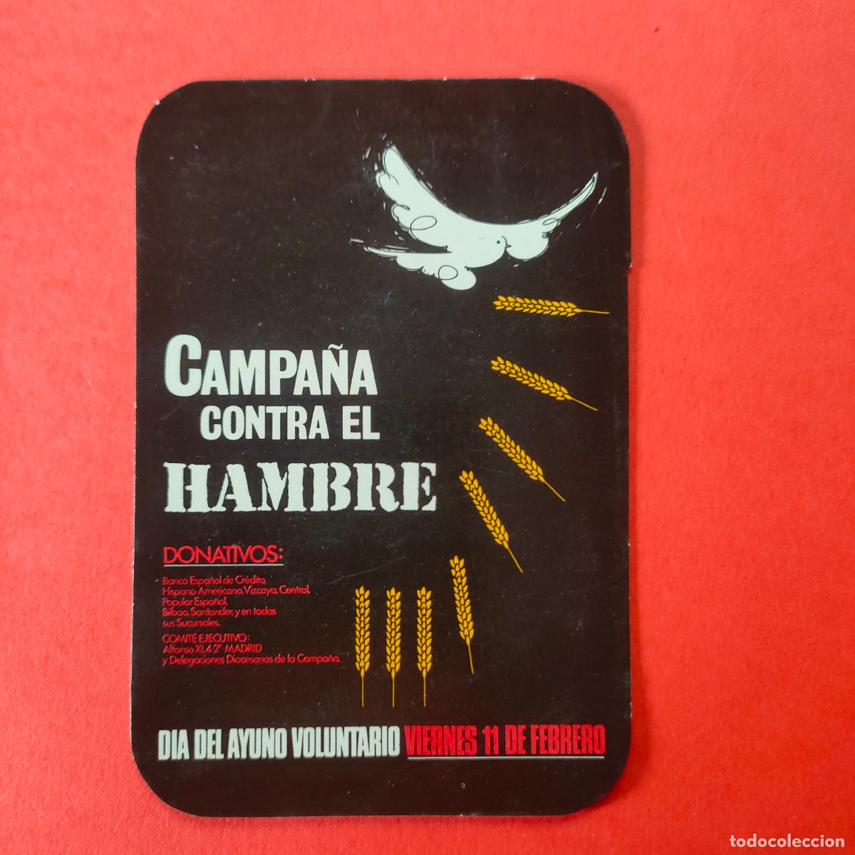 Cromos de Futebol: CALENDARIO PUBLICITARIO - MANOS UNIDAS - A&Ntilde;O 1977