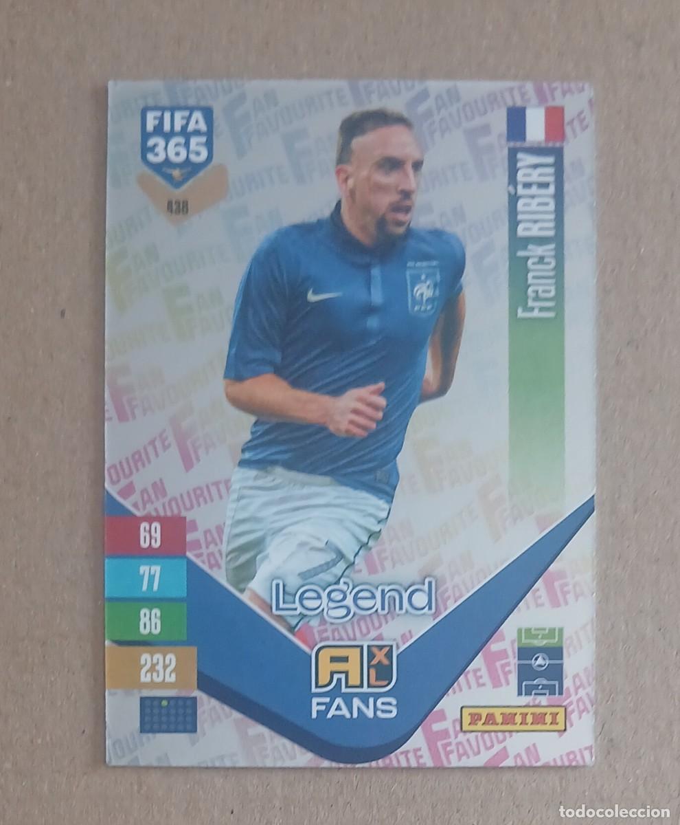 Cromos de Futebol: CROMO n&ordm; 438 RIB&Eacute;RY FRANCIA FAN FAVOURITE PLATA ADRENALYN XL FIFA 365 2026-2027. Nuevo de sobre.