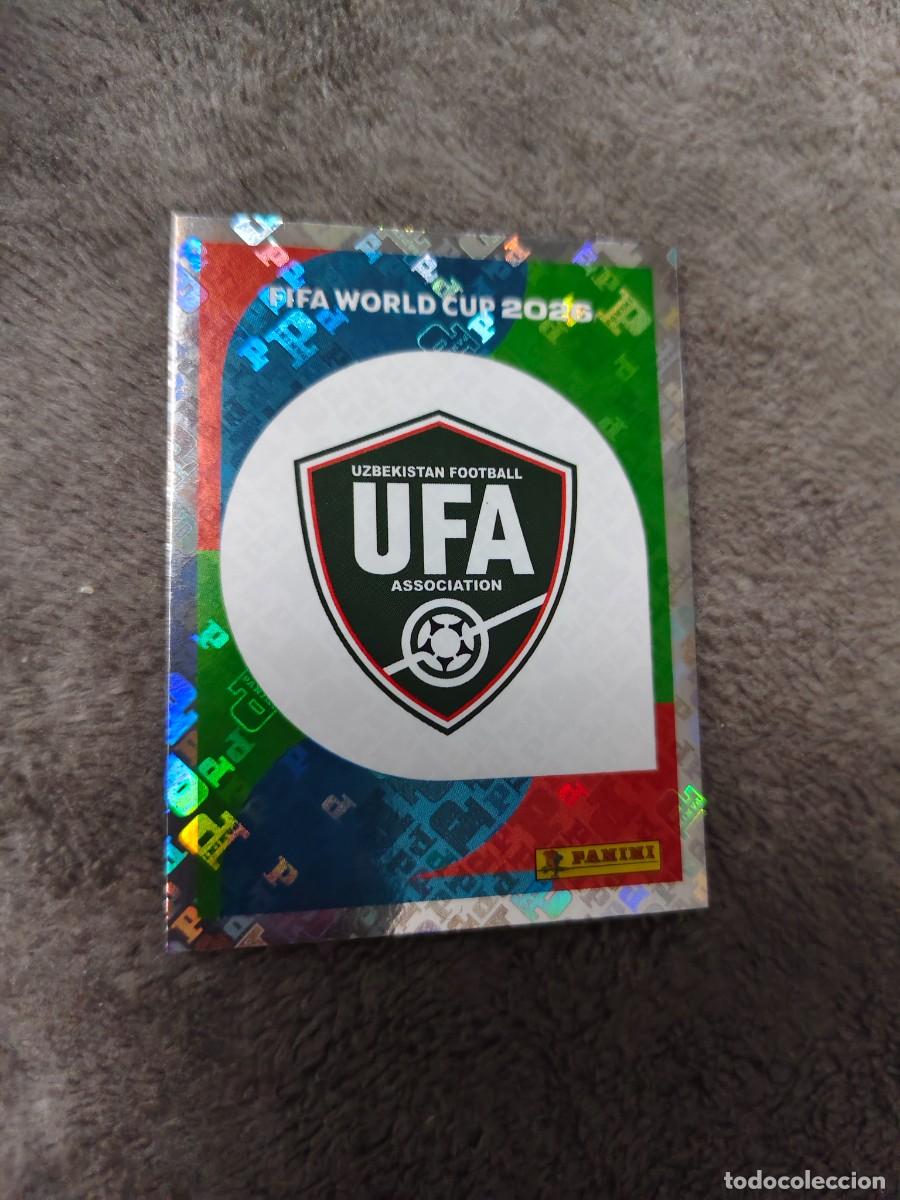 Fu&szlig;ball-Sticker: UZB 1 UZB1 MUNDIAL 2026 PANINI LOGO ESCUDO UZBEKISTAN 26 WORLD CUP STICKER PANINI FIFA AAZ